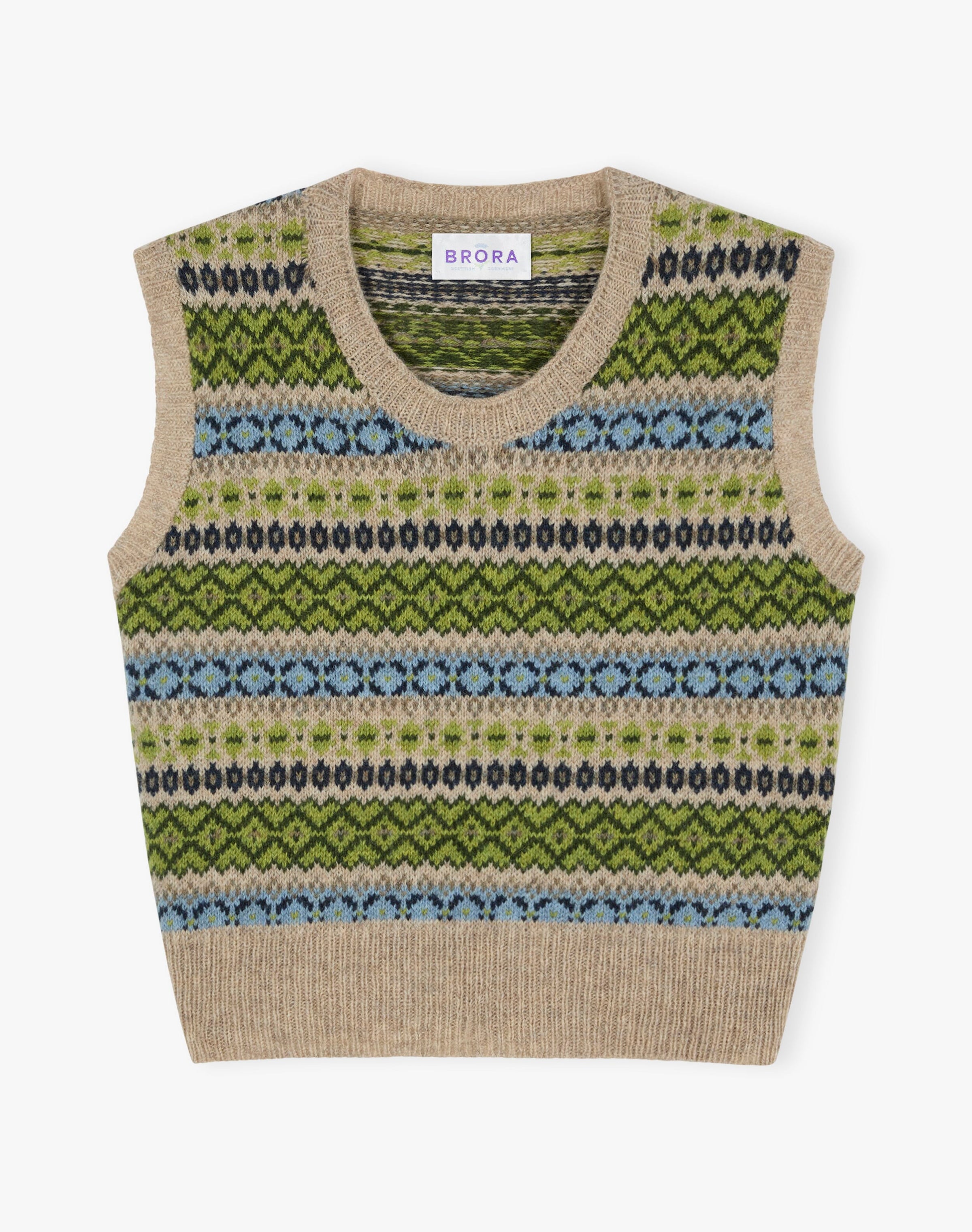 Wool Fair Isle Tank