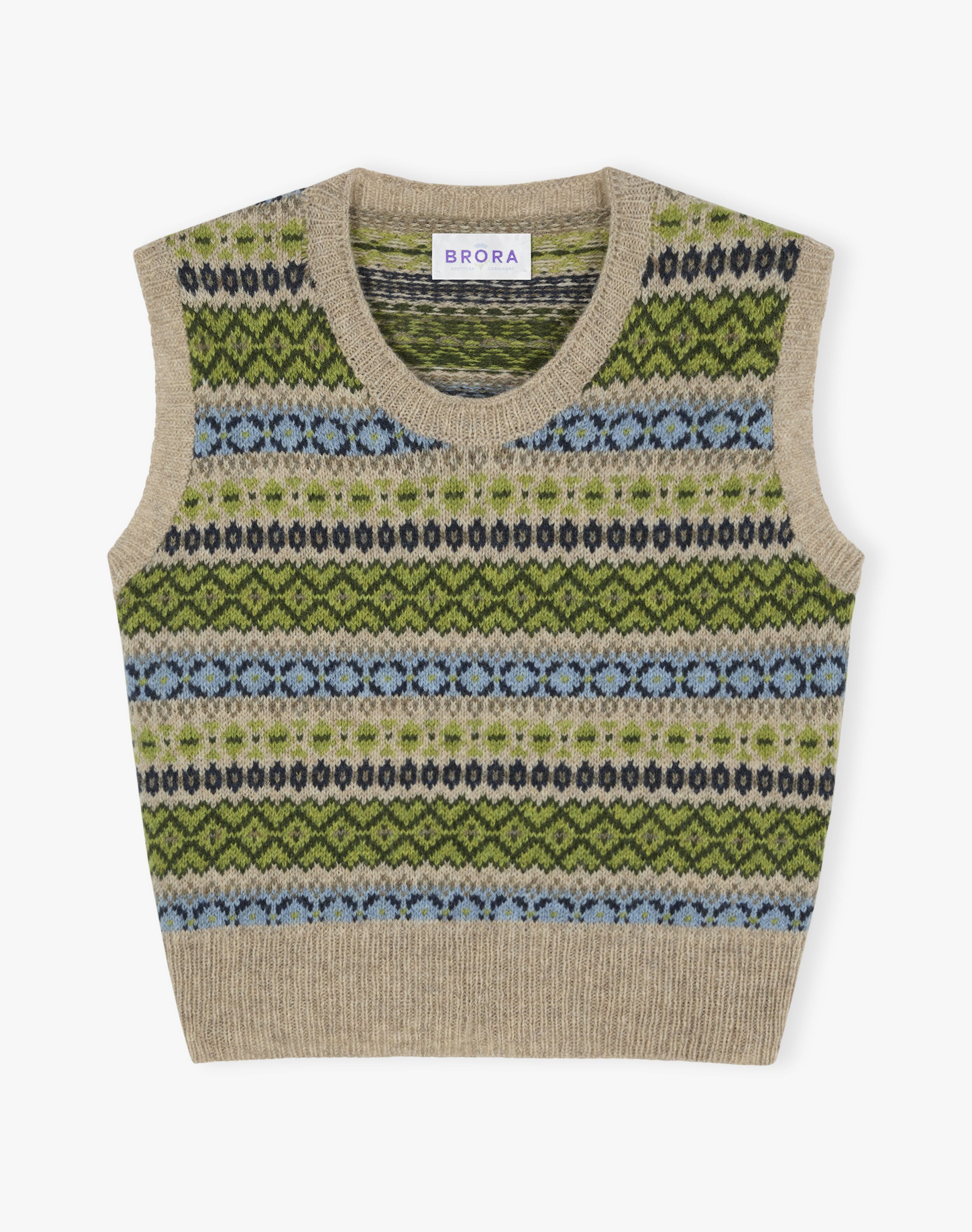 Wool Fair Isle Tank