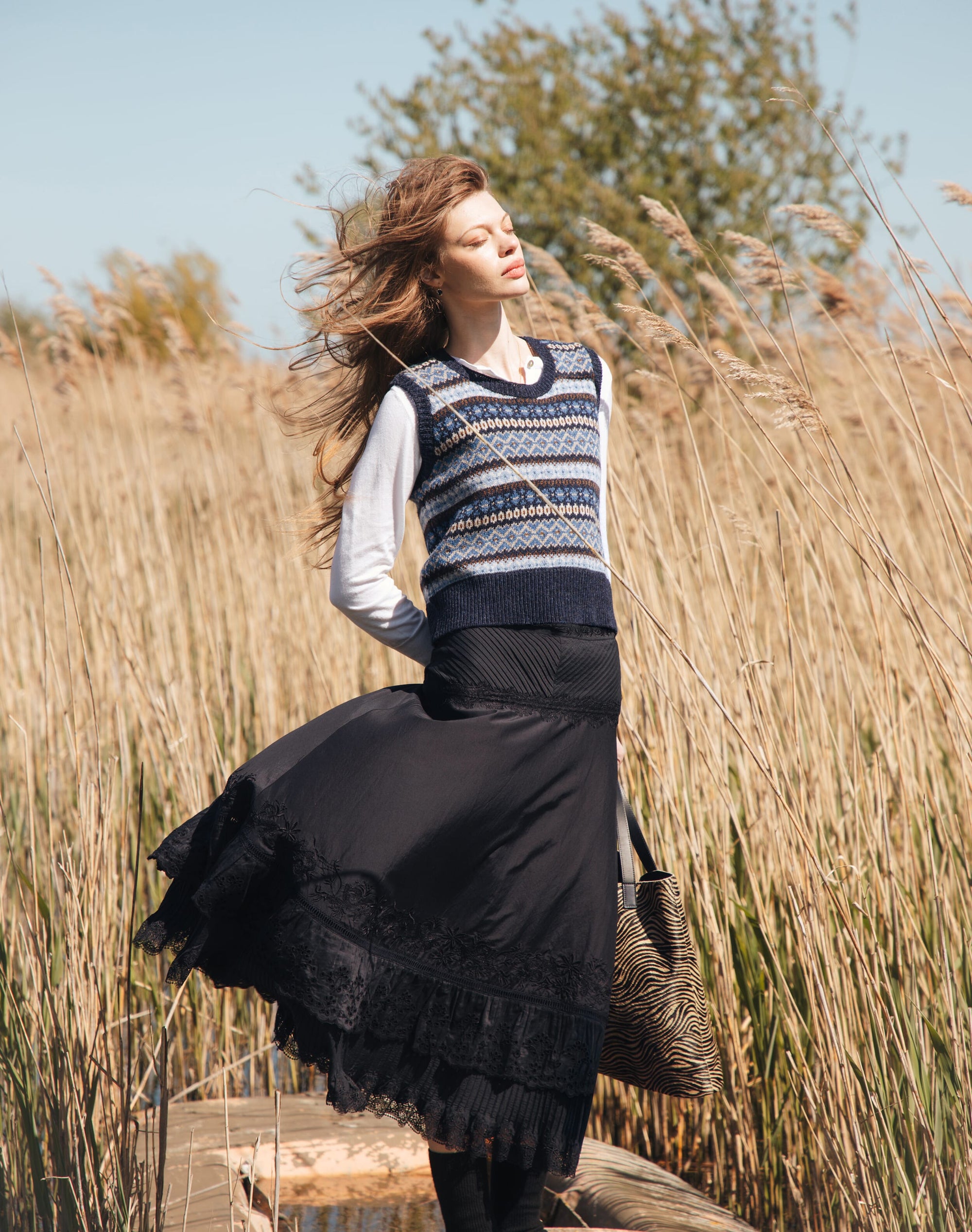 Wool Fair Isle Tank