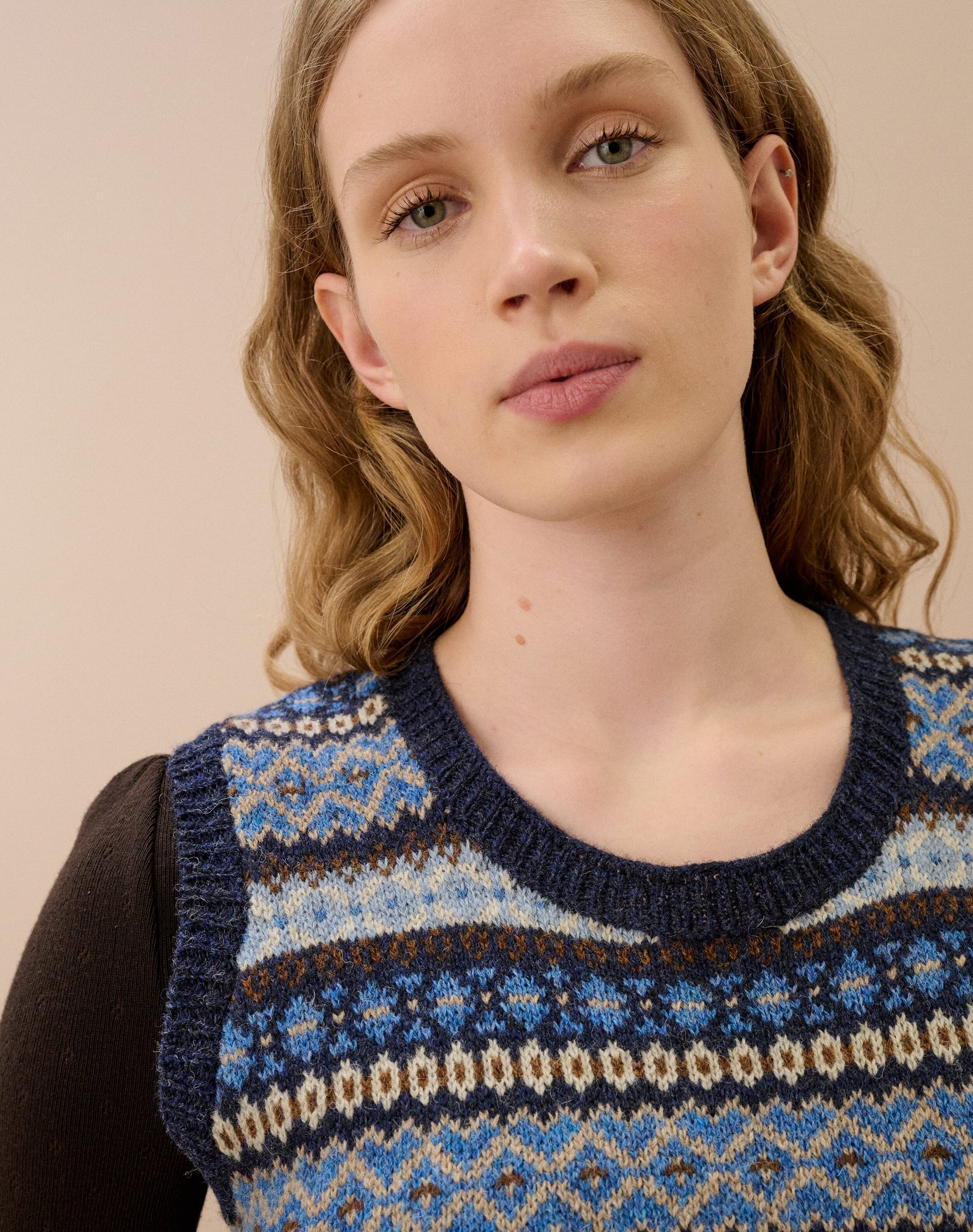 Wool Fair Isle Tank