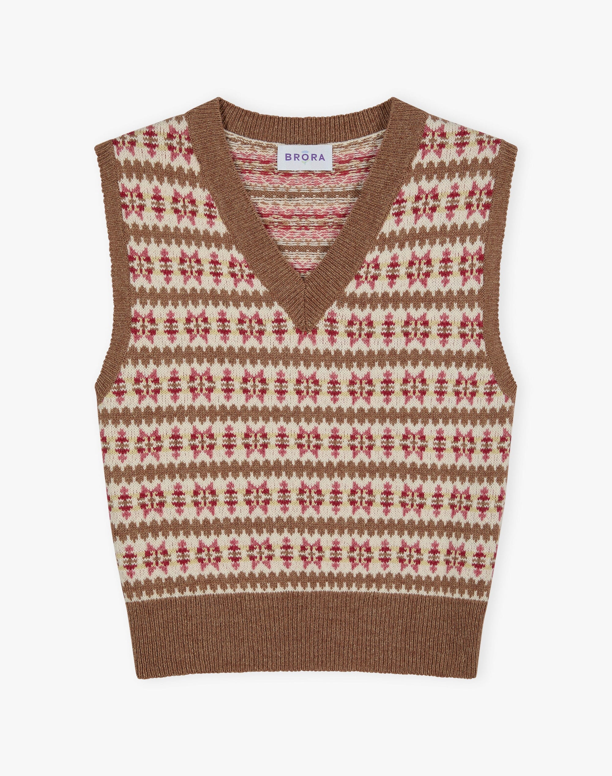 Lambswool Cotton Fair Isle Tank