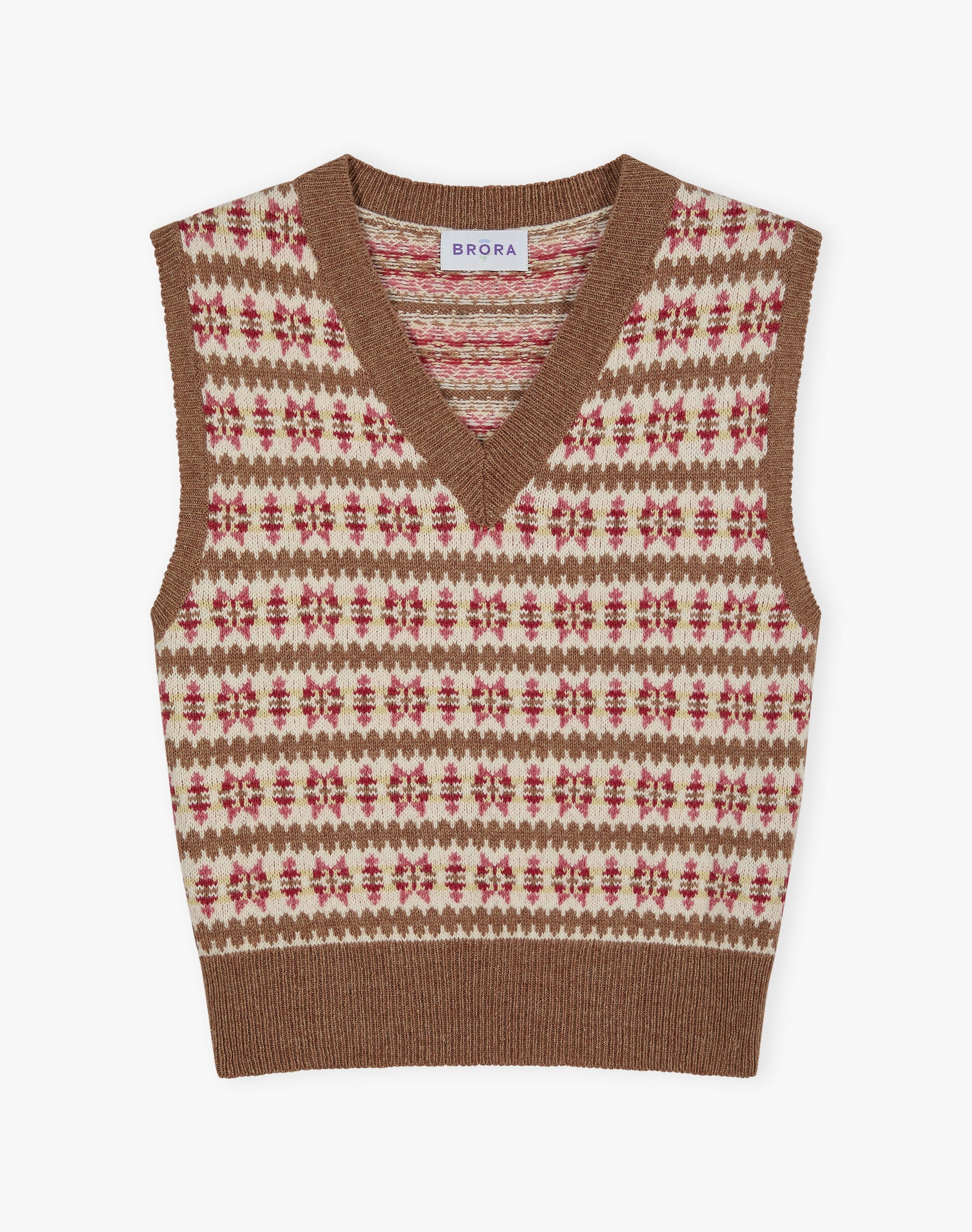 Lambswool Cotton Fair Isle Tank