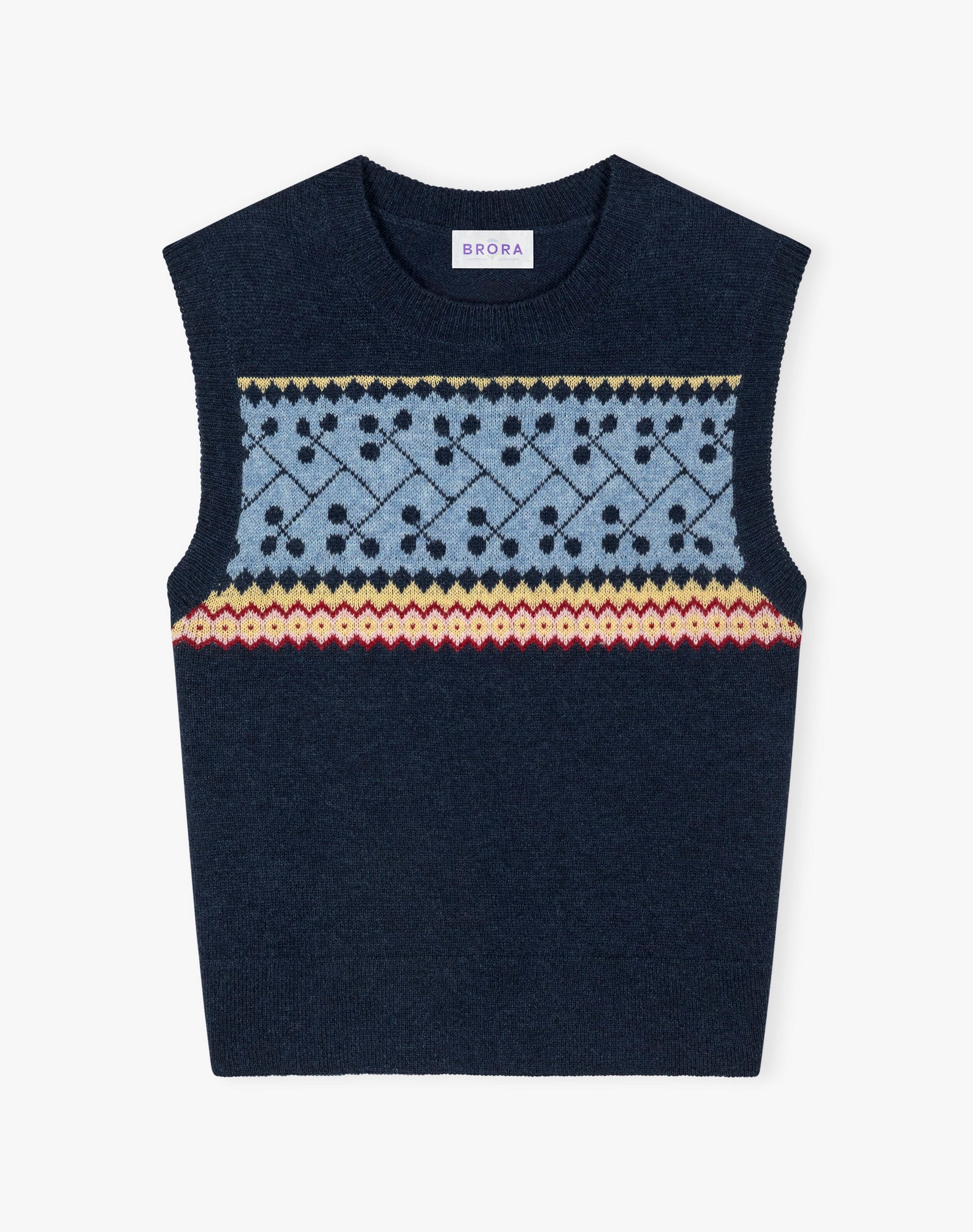 Merino Lambswool Folk Tank