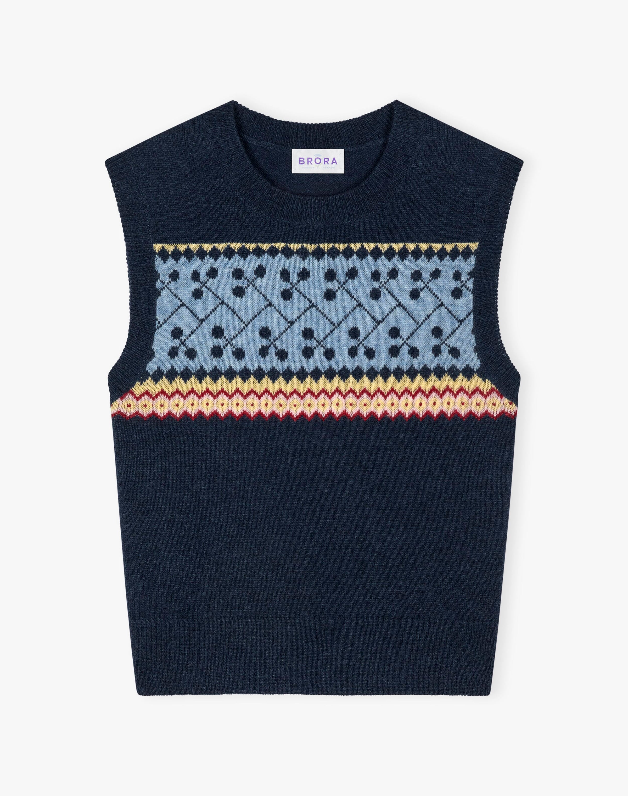 Merino Lambswool Folk Tank