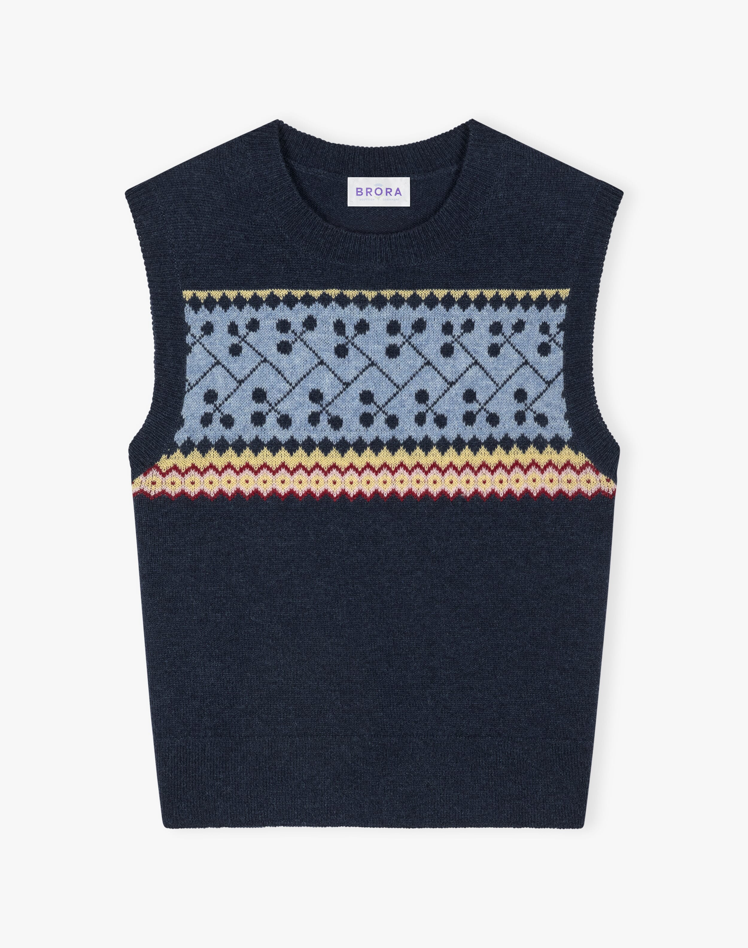 Merino Lambswool Folk Tank
