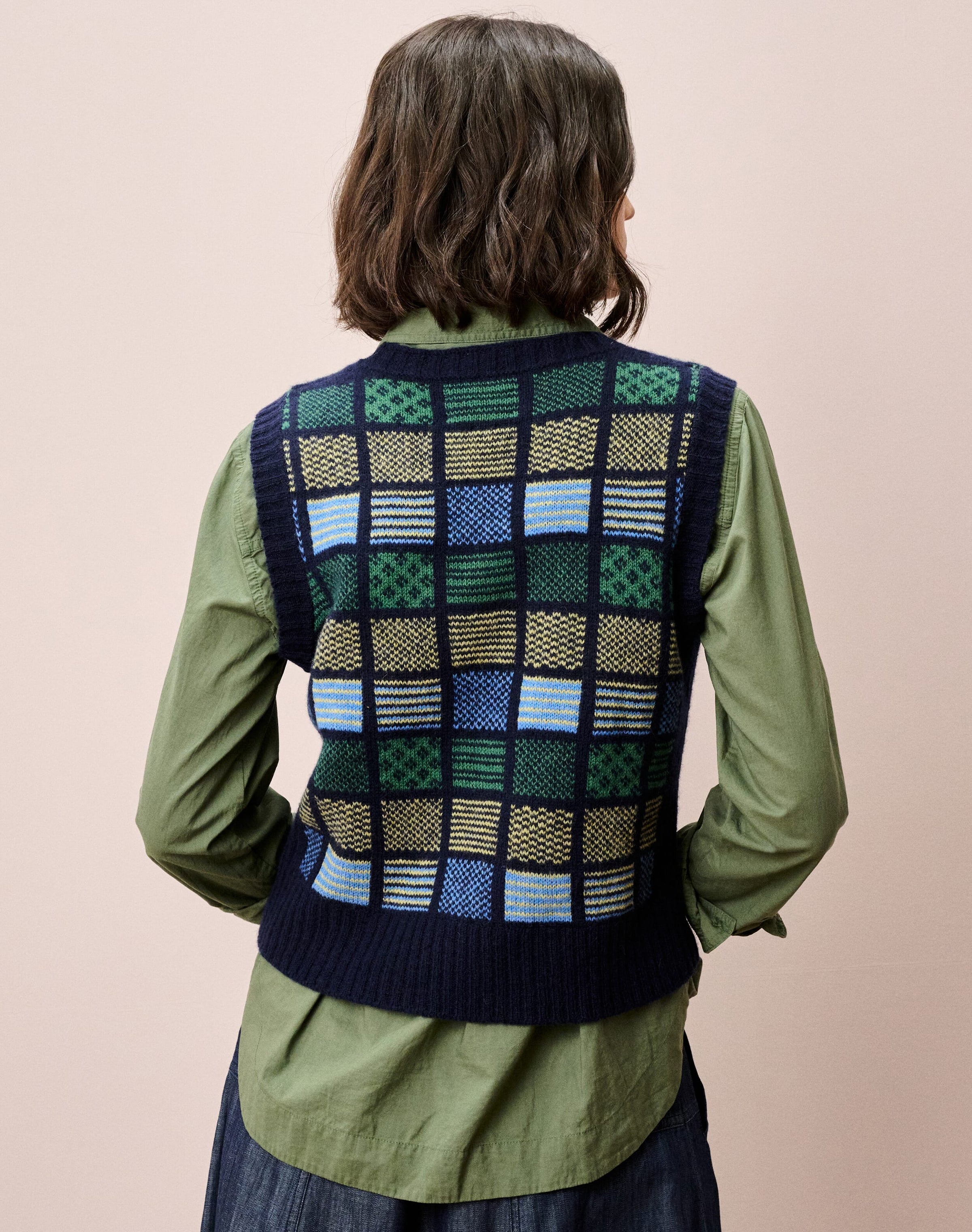 Merino Lambswool Folk Tank