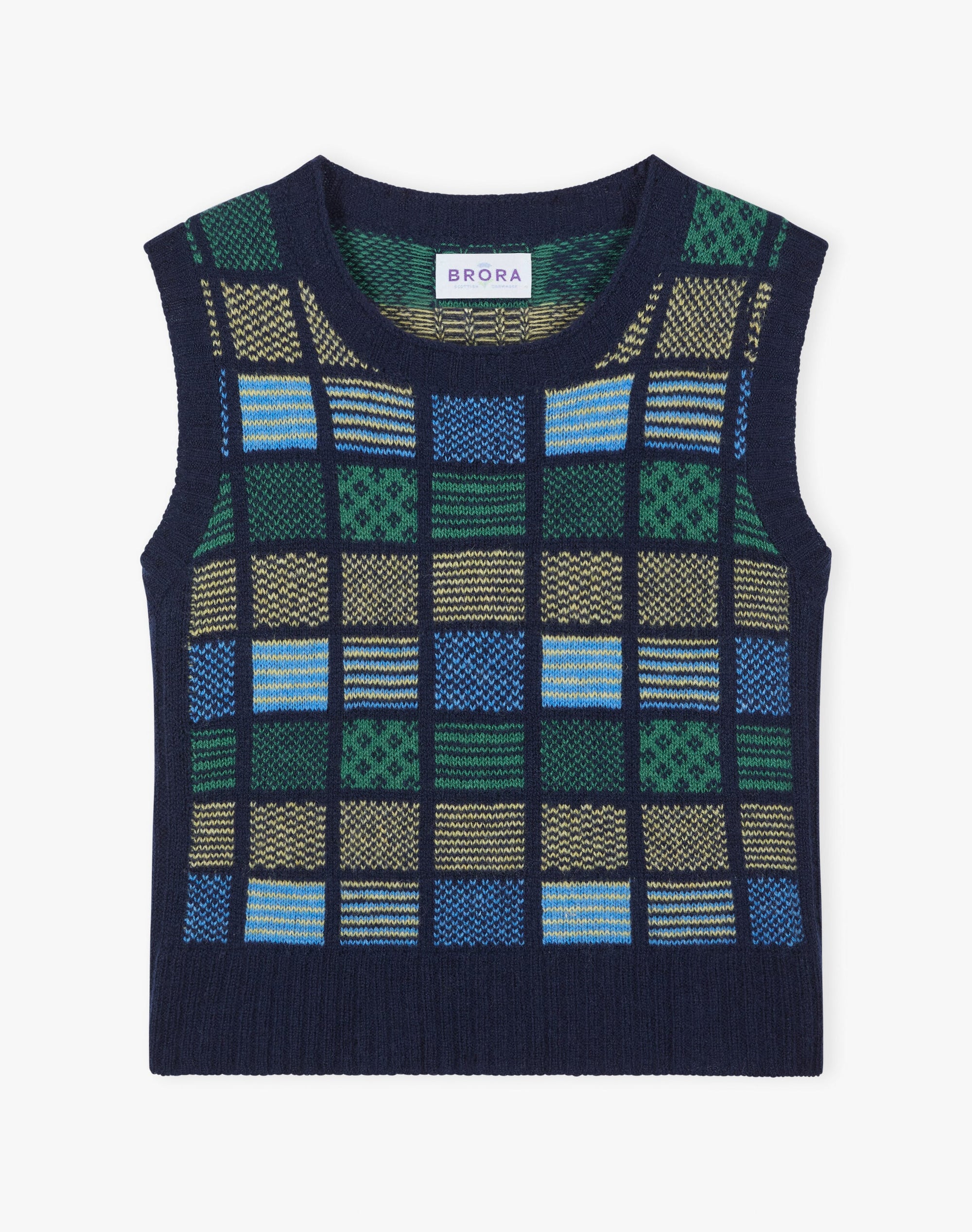 Merino Lambswool Folk Tank