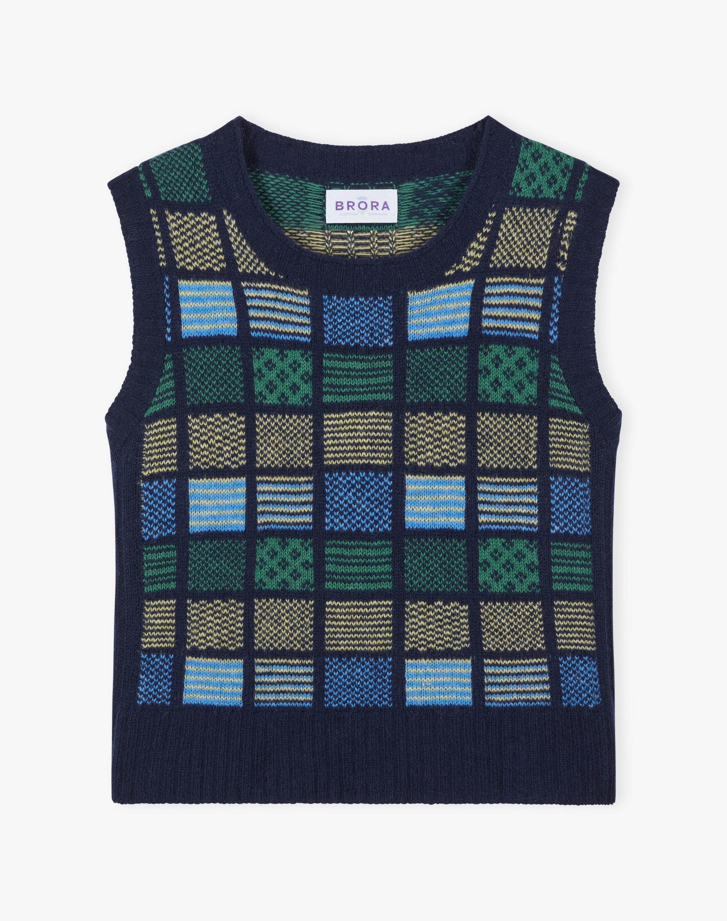 Merino Lambswool Folk Tank