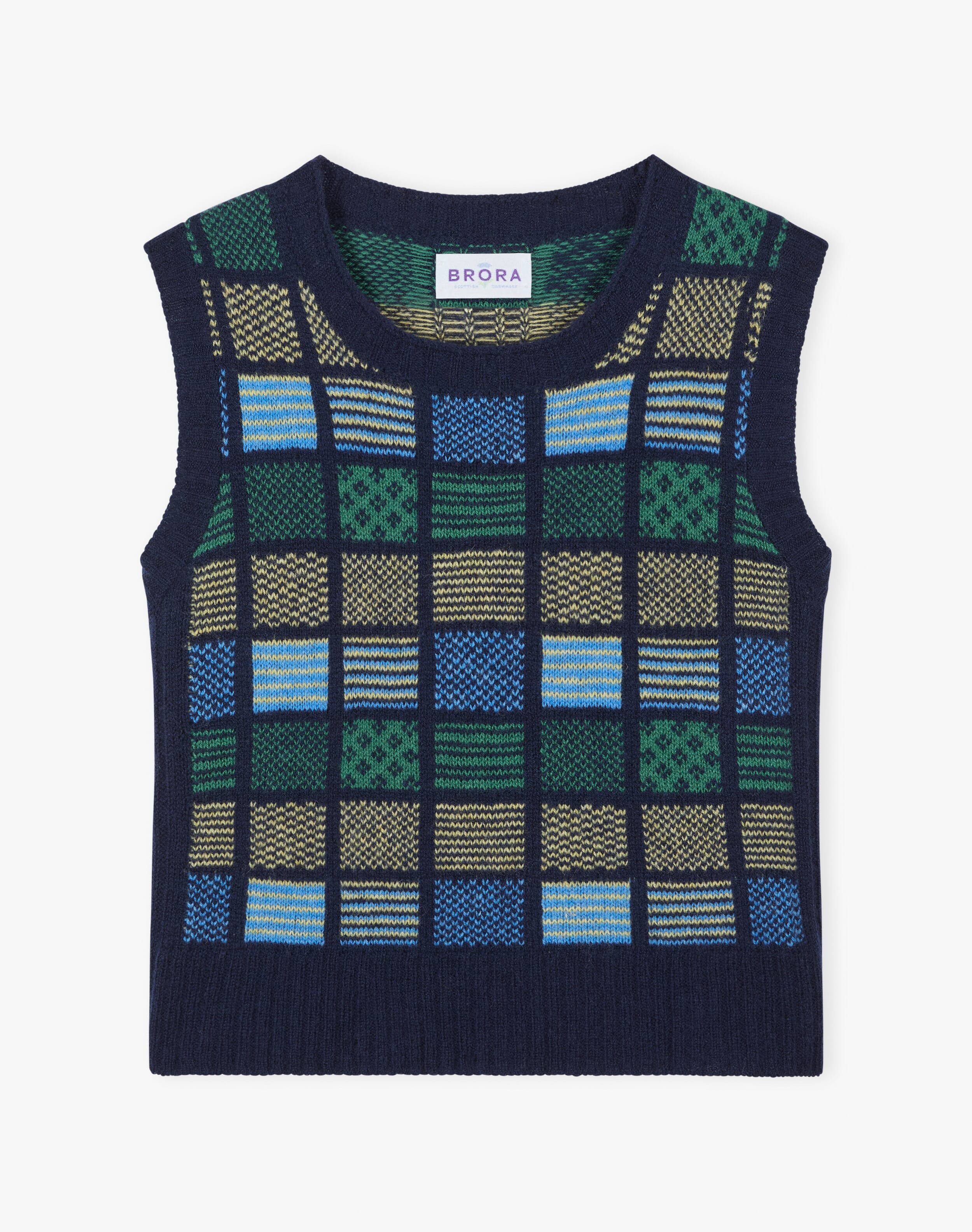 Merino Lambswool Folk Tank