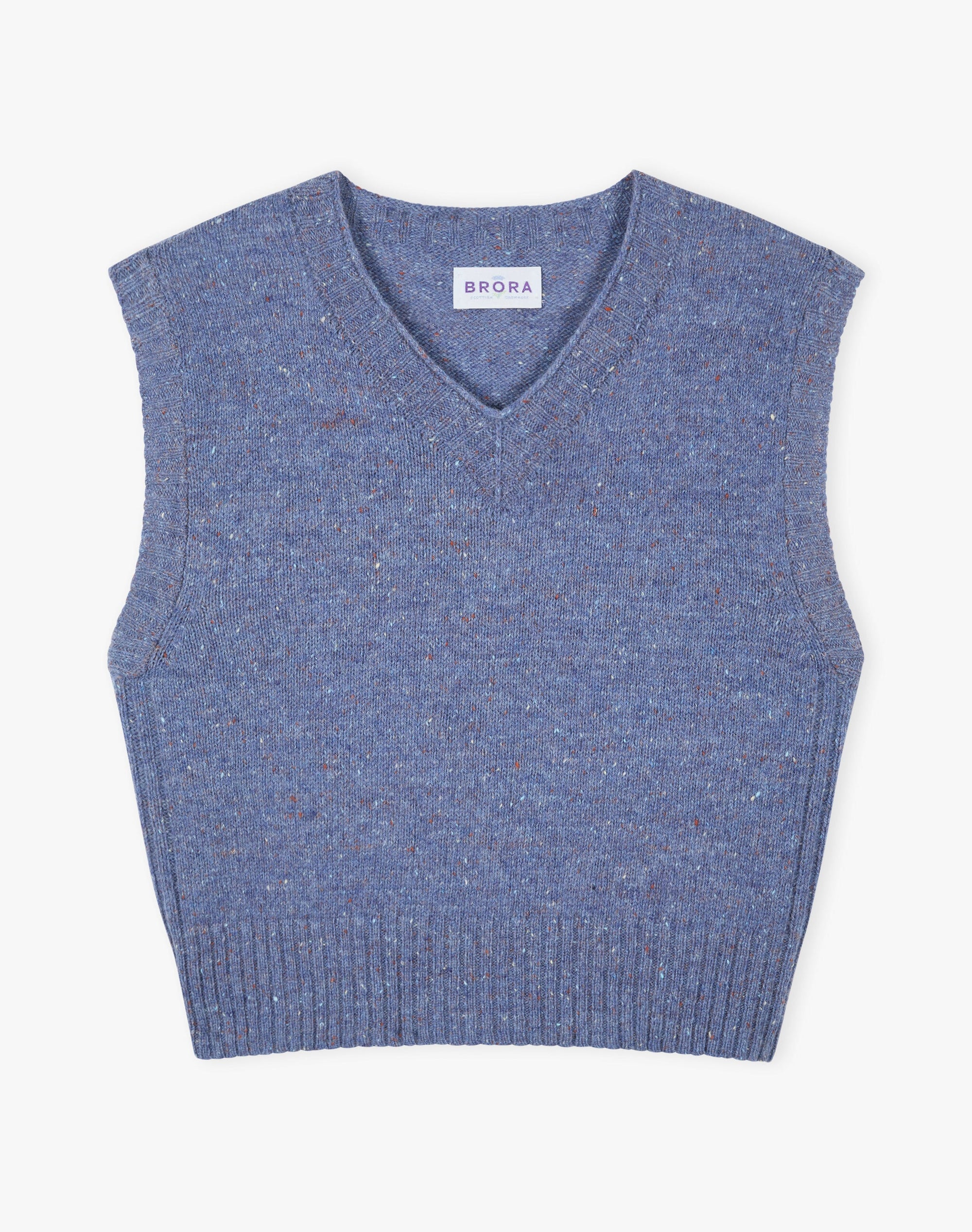 Wool Donegal V Neck Tank