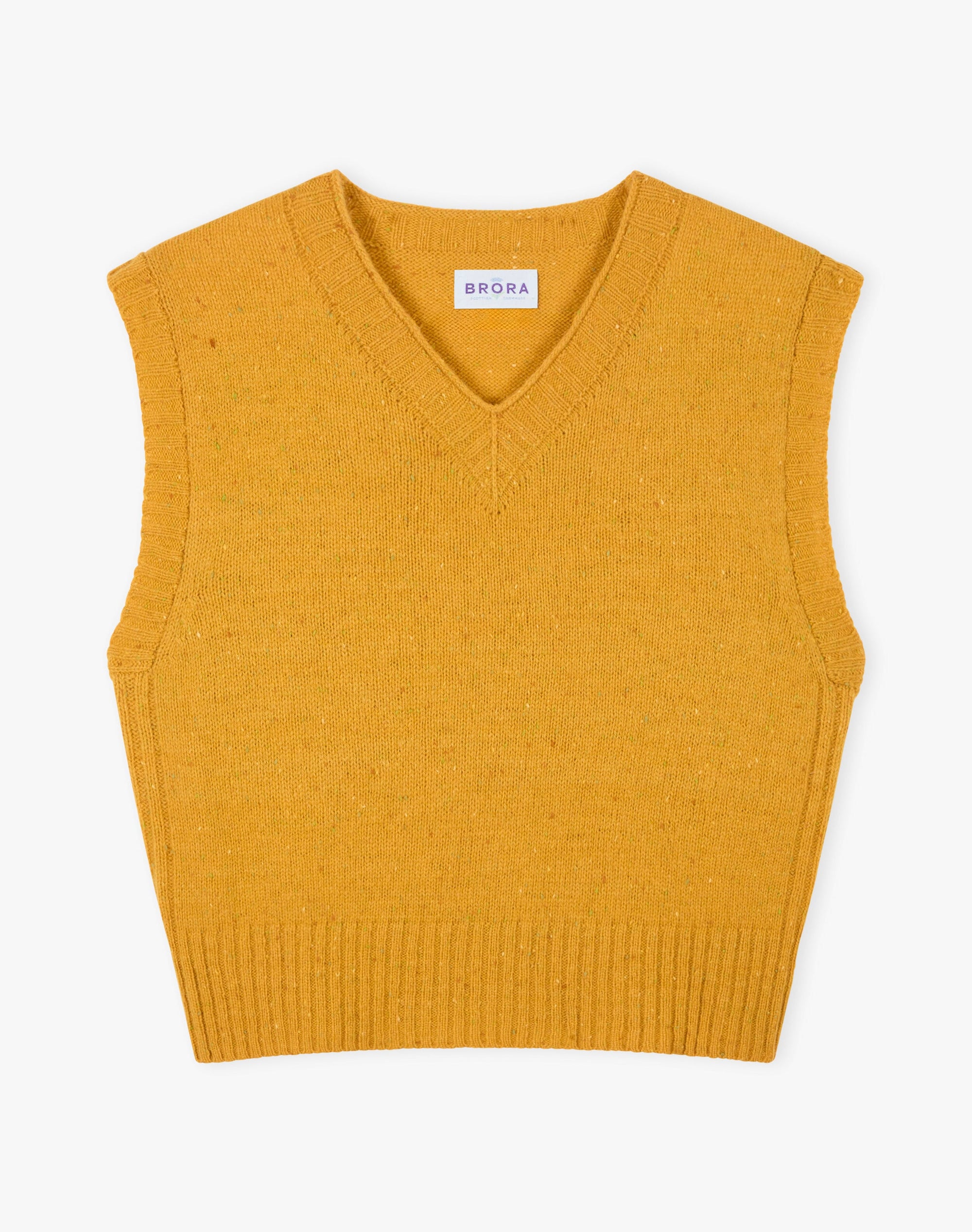 Wool Donegal V Neck Tank