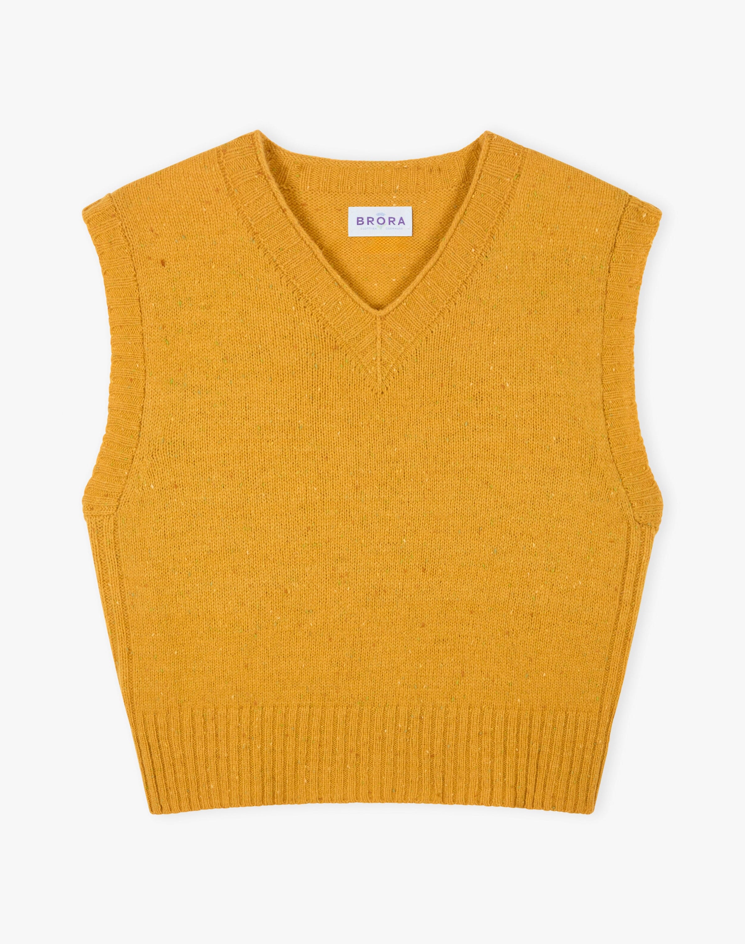 Wool Donegal V Neck Tank