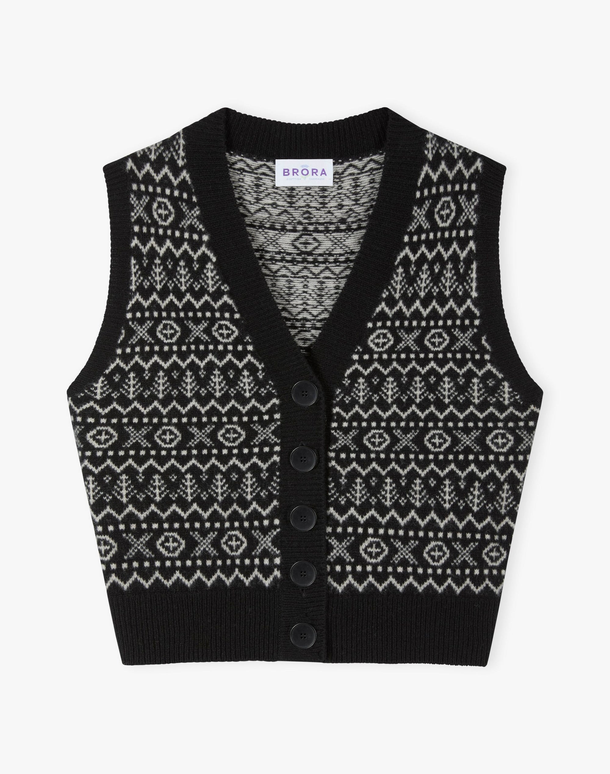 Supersoft Lambswool Fair Isle Waistcoat