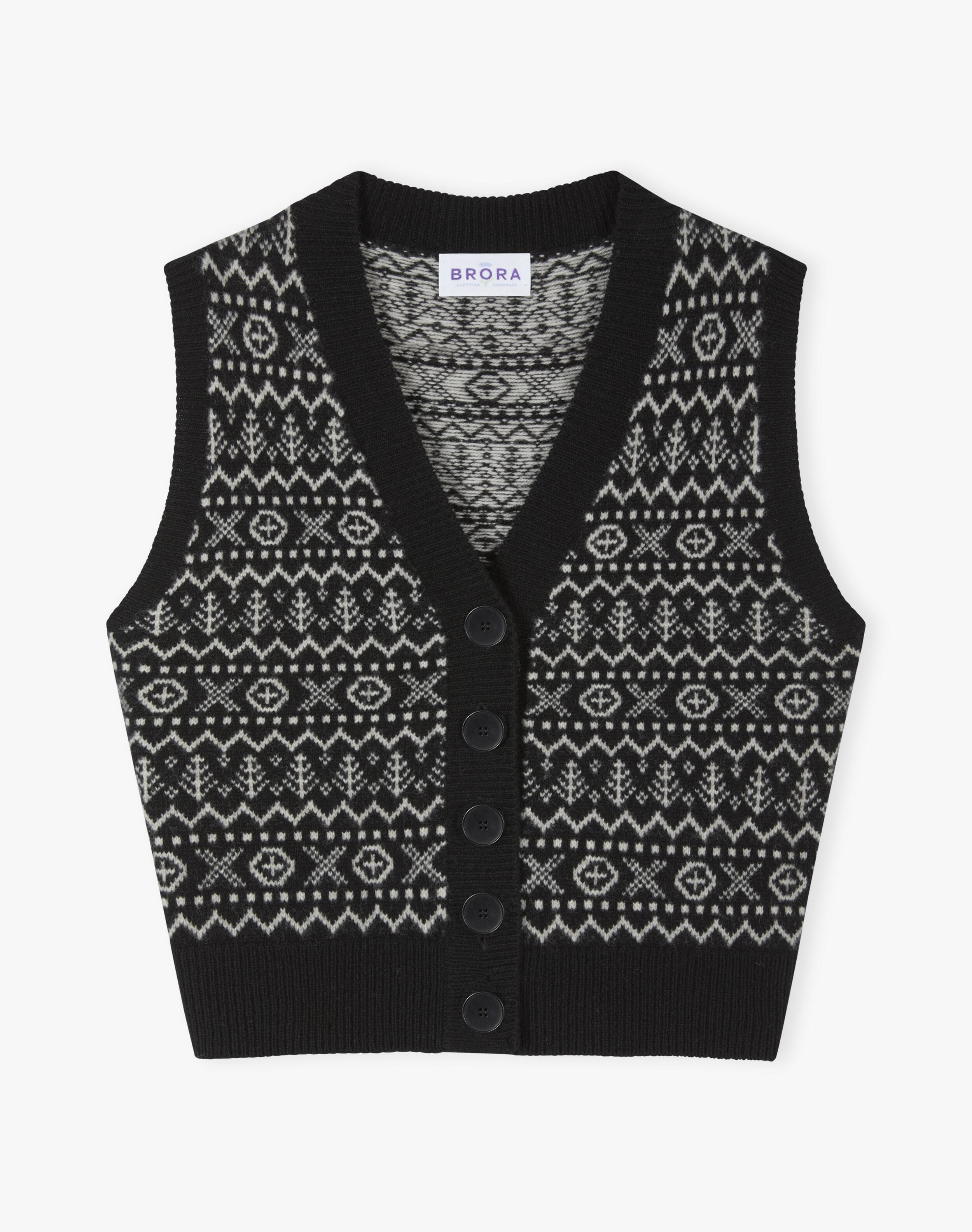 Supersoft Lambswool Fair Isle Waistcoat