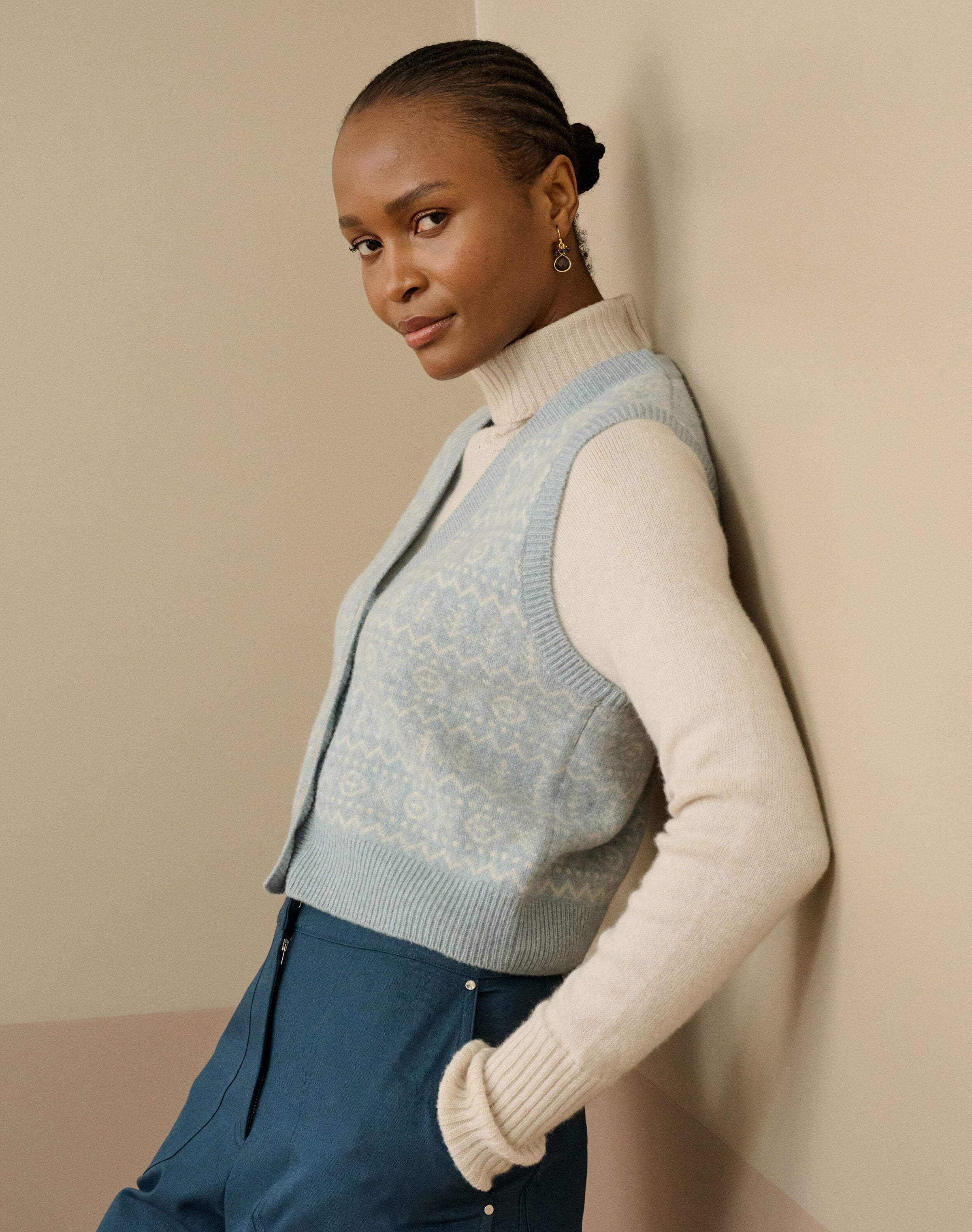 Supersoft Lambswool Fair Isle Waistcoat