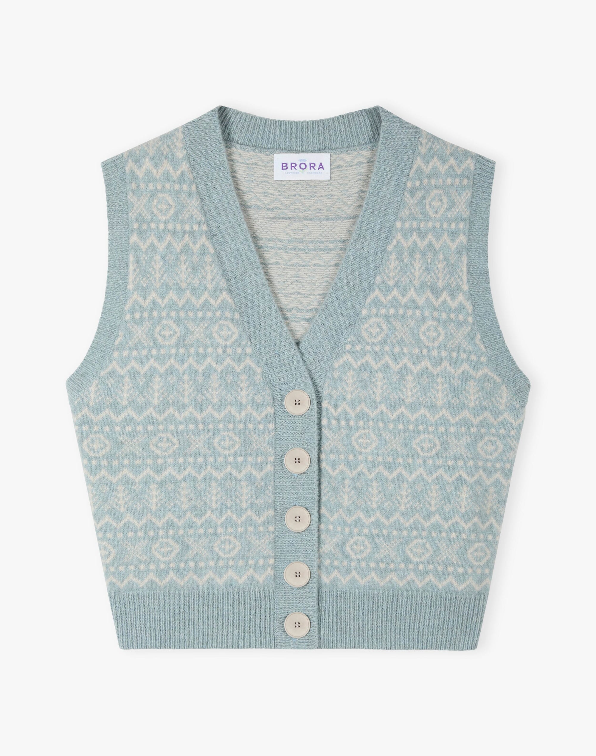 Supersoft Lambswool Fair Isle Waistcoat