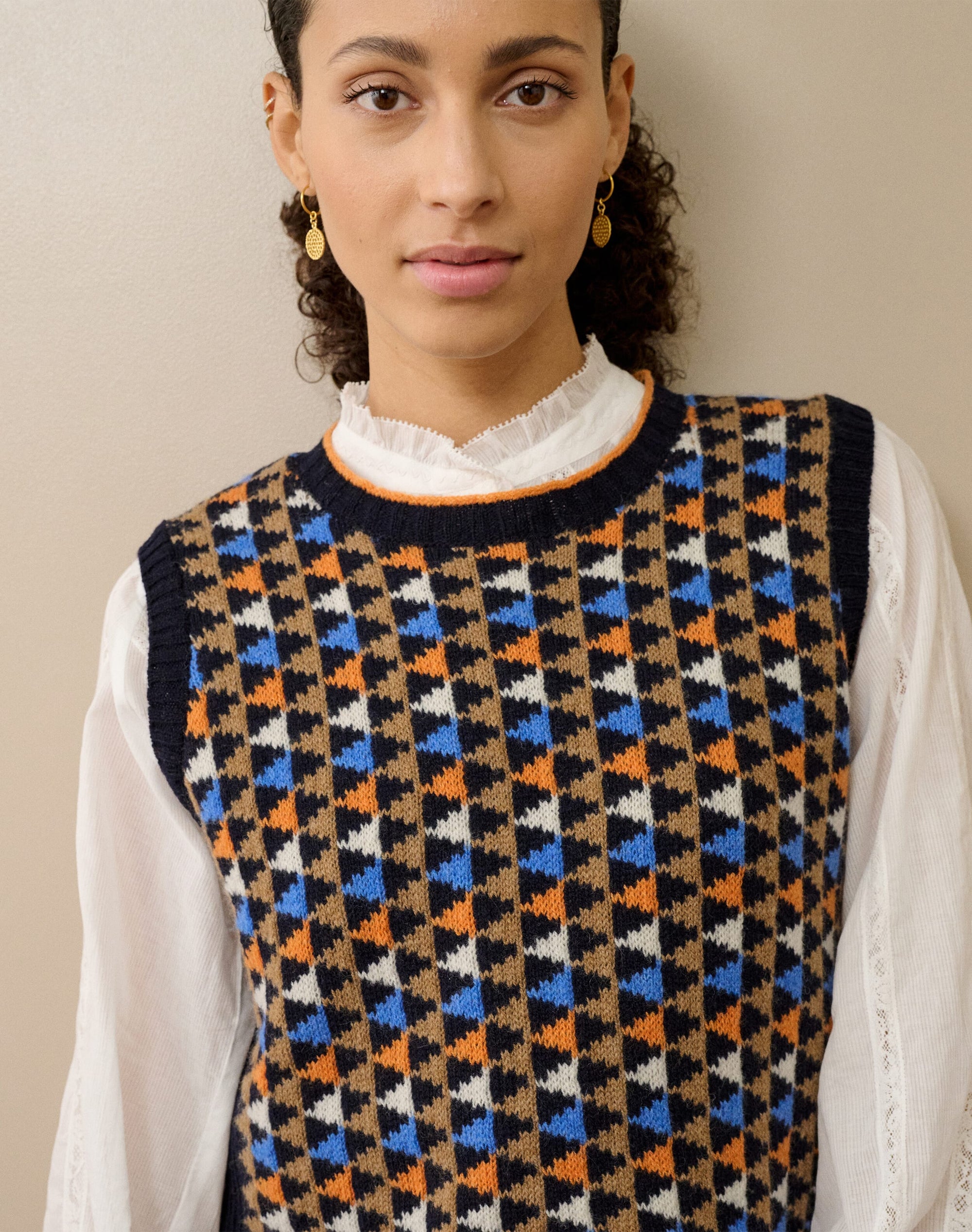 Merino Lambswool Folk Fair Isle Tank