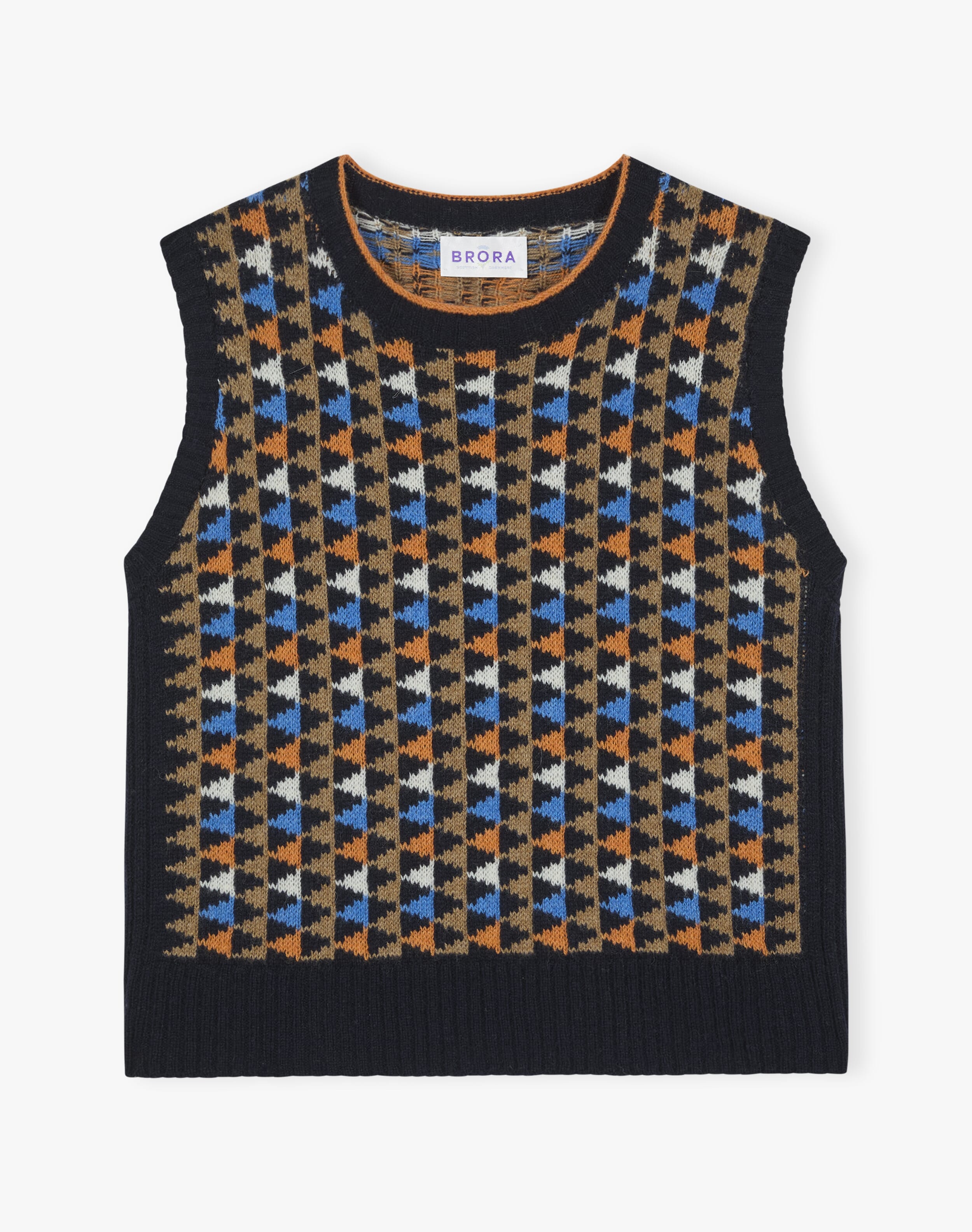 Merino Lambswool Folk Fair Isle Tank
