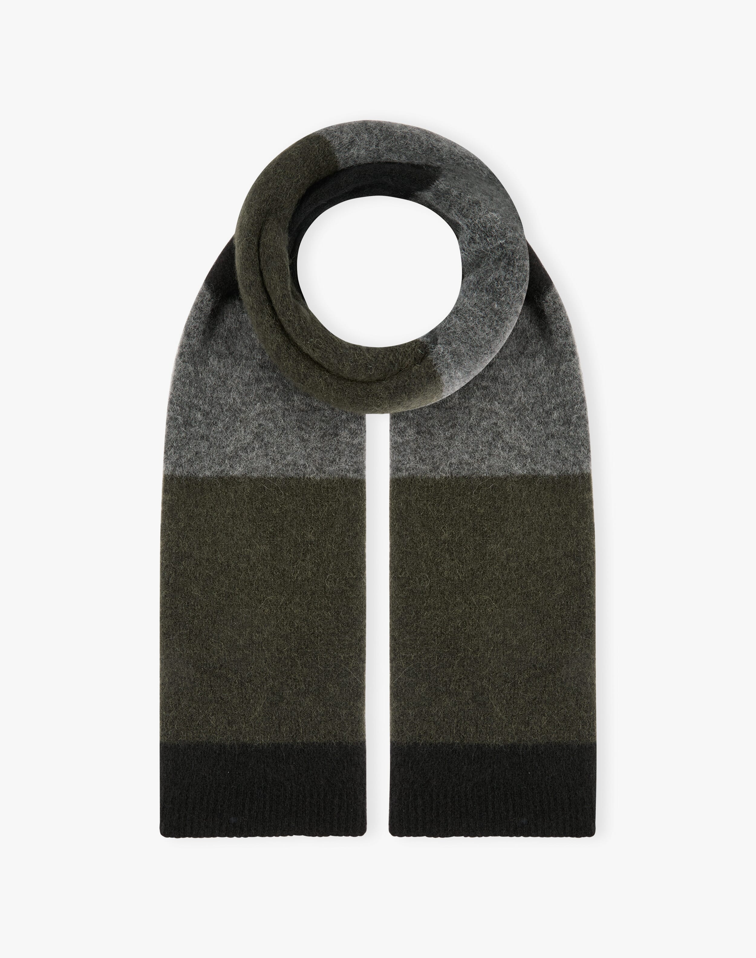 Alpaca Colour Block Scarf