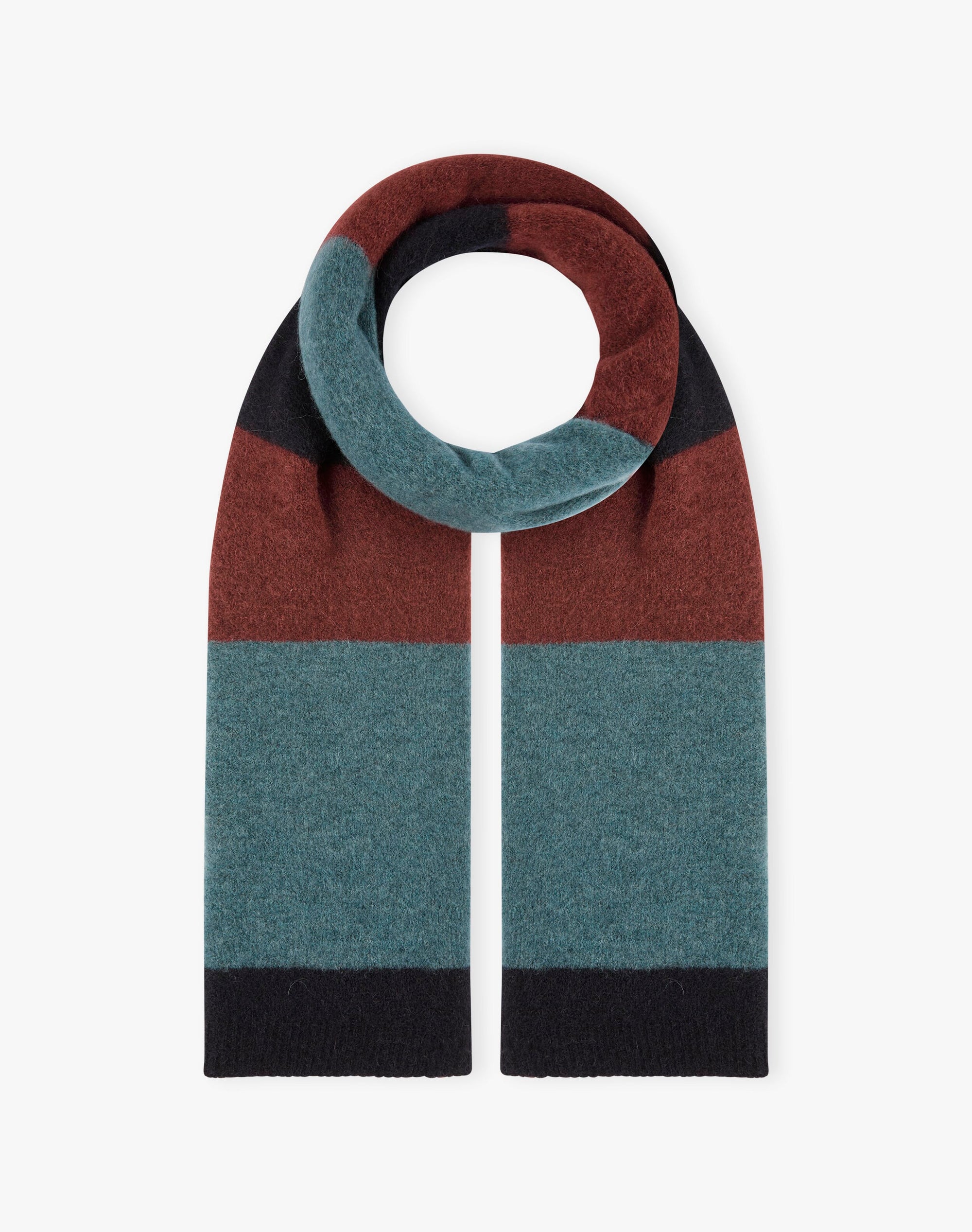 Alpaca Colour Block Scarf