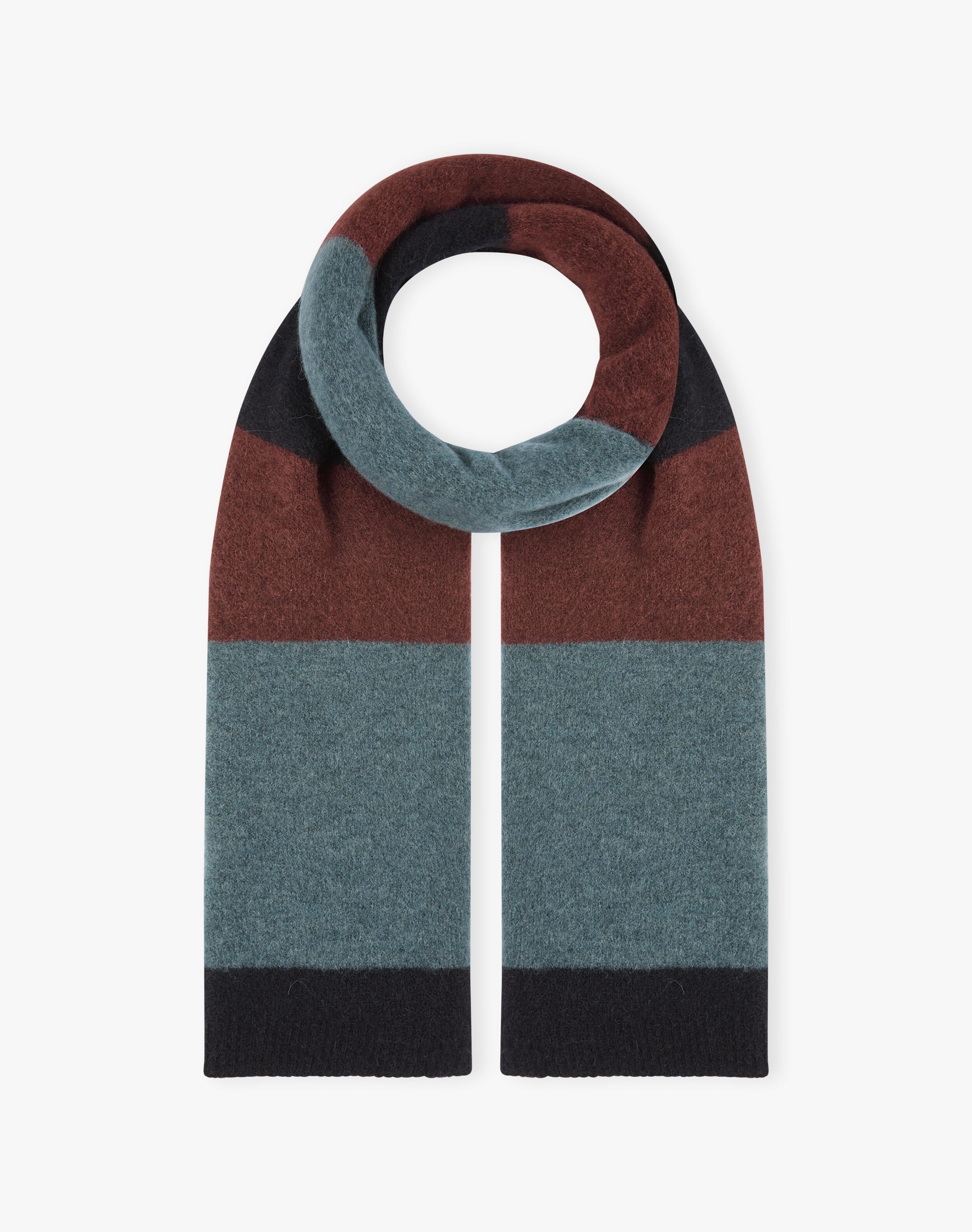Alpaca Colour Block Scarf