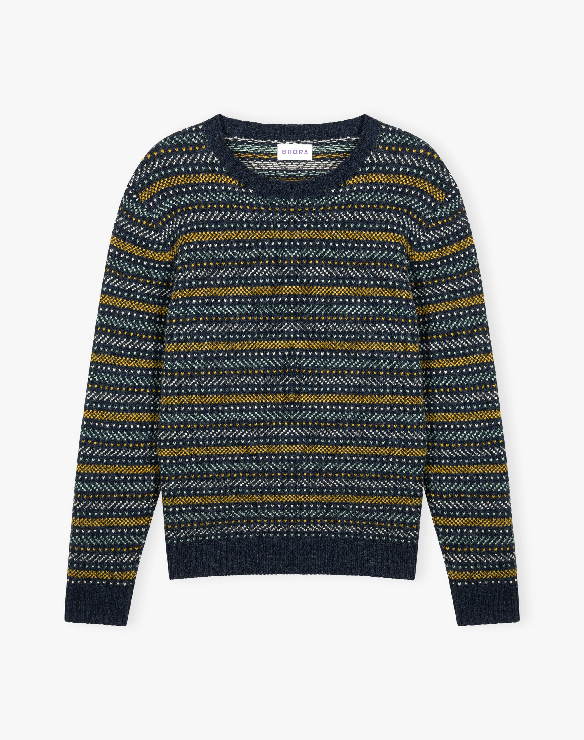 Wool Birdseye Stripe Jumper