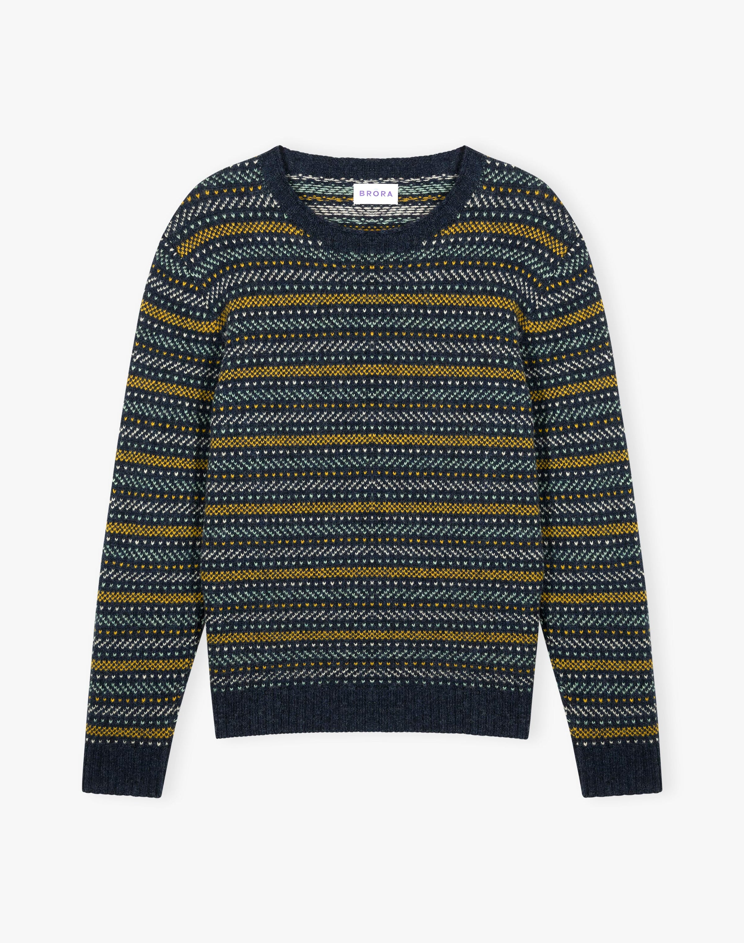 Wool Birdseye Stripe Jumper