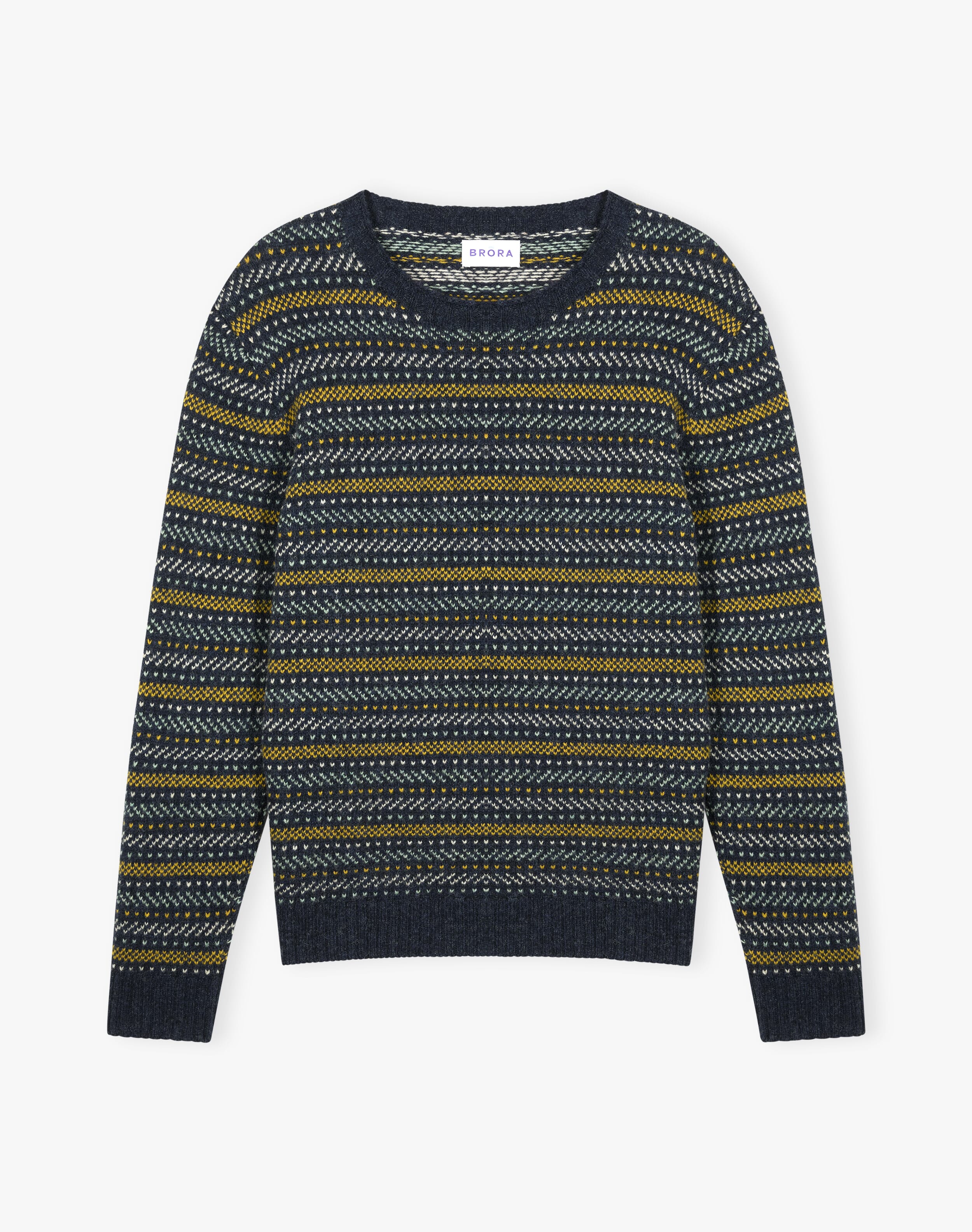 Wool Birdseye Stripe Jumper