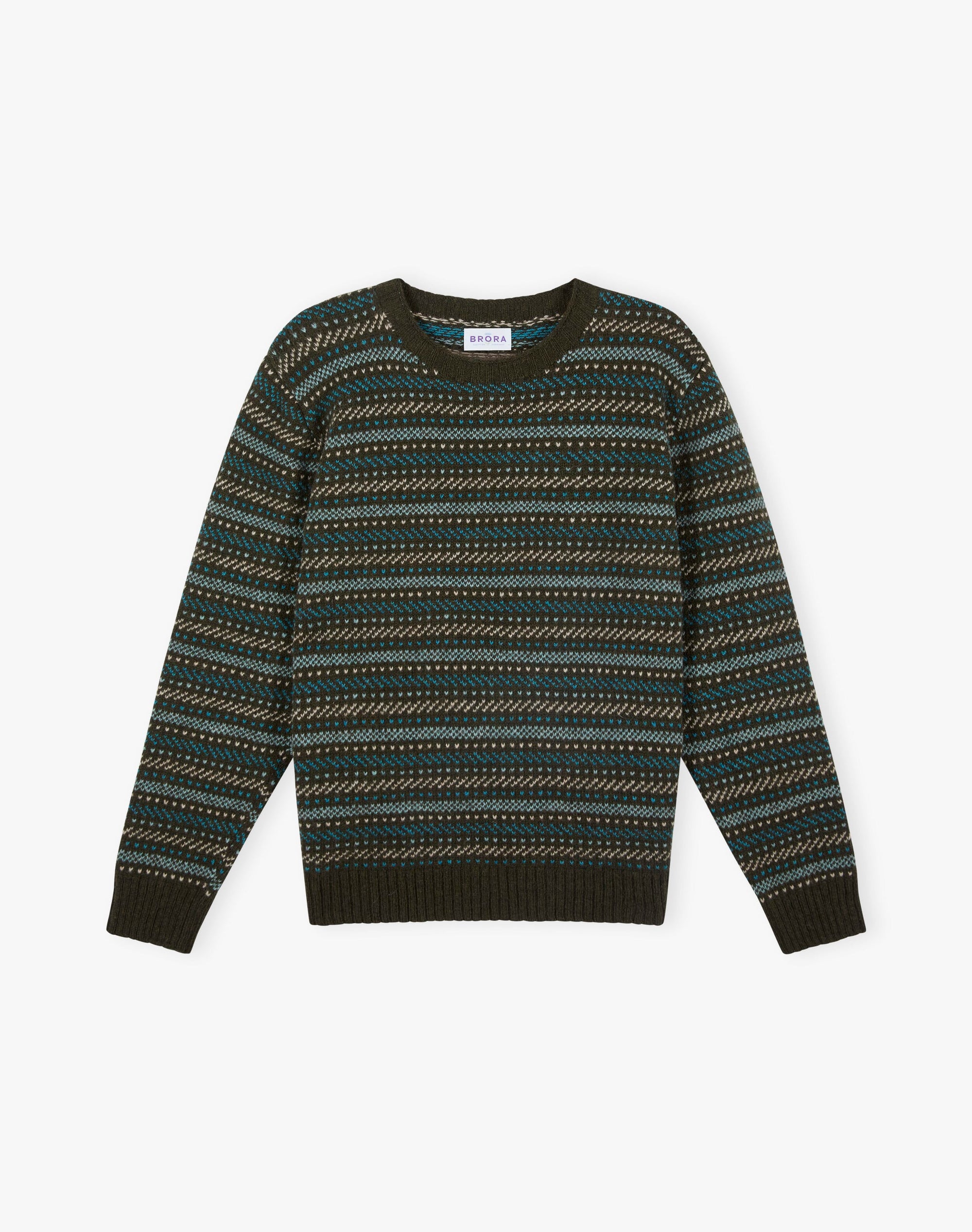 Wool Birdseye Stripe Jumper