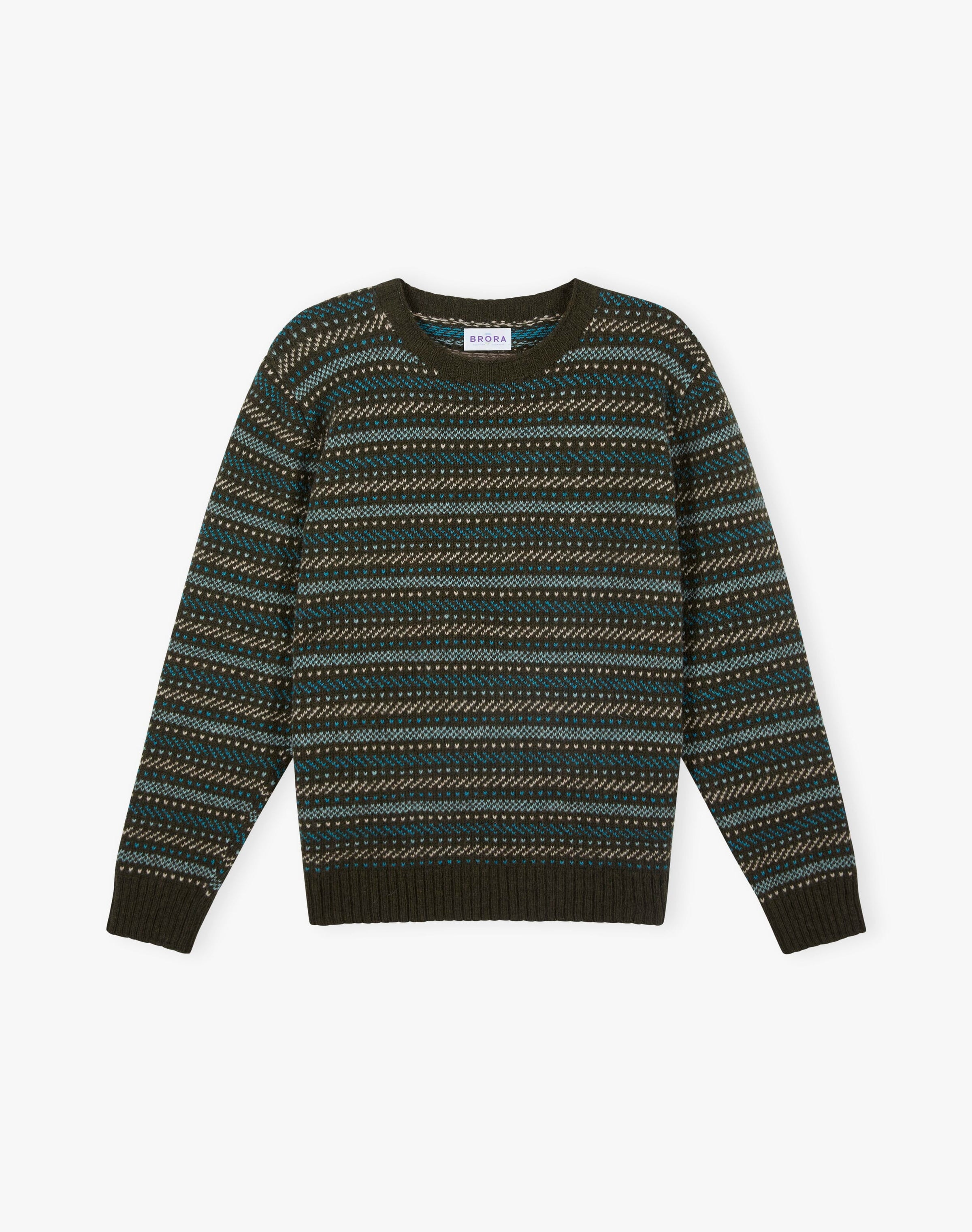 Wool Birdseye Stripe Jumper