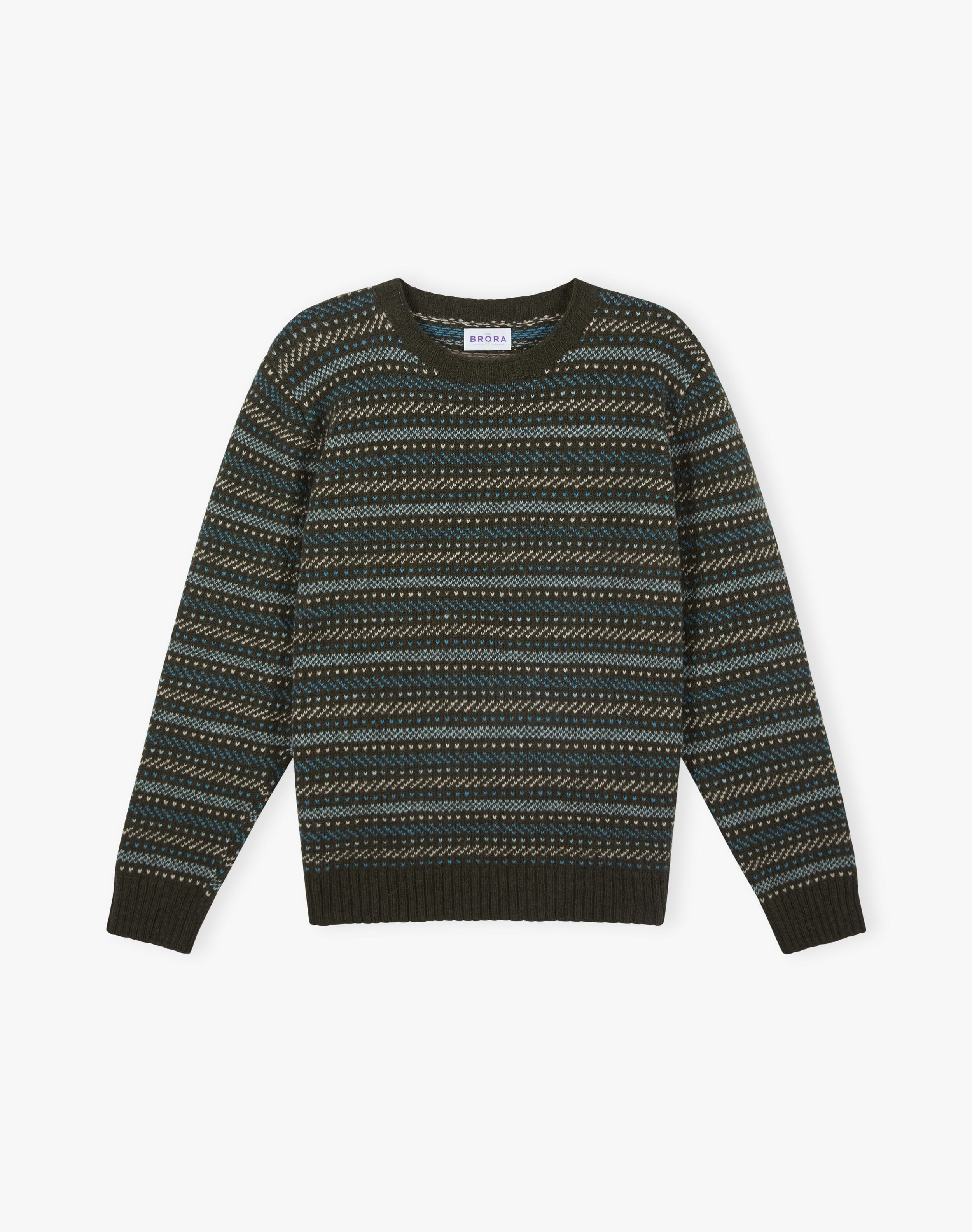 Wool Birdseye Stripe Jumper