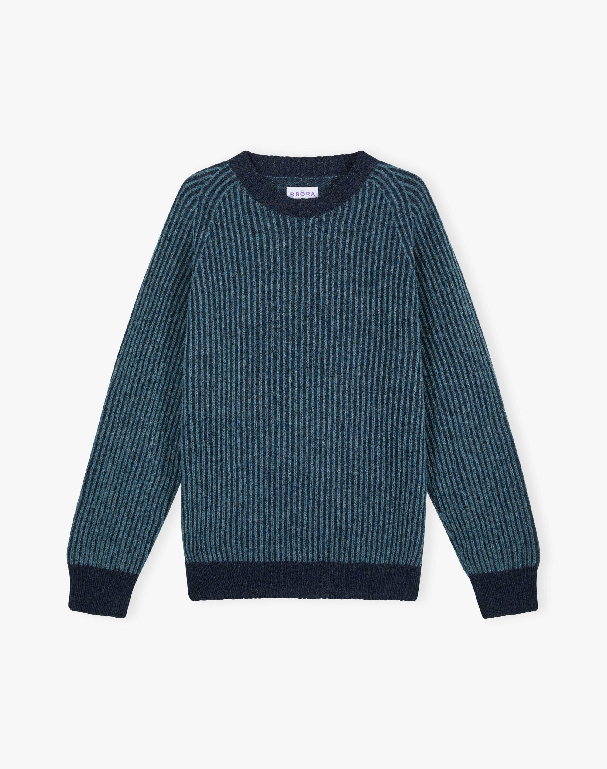 Wool Plated Rib Jumper