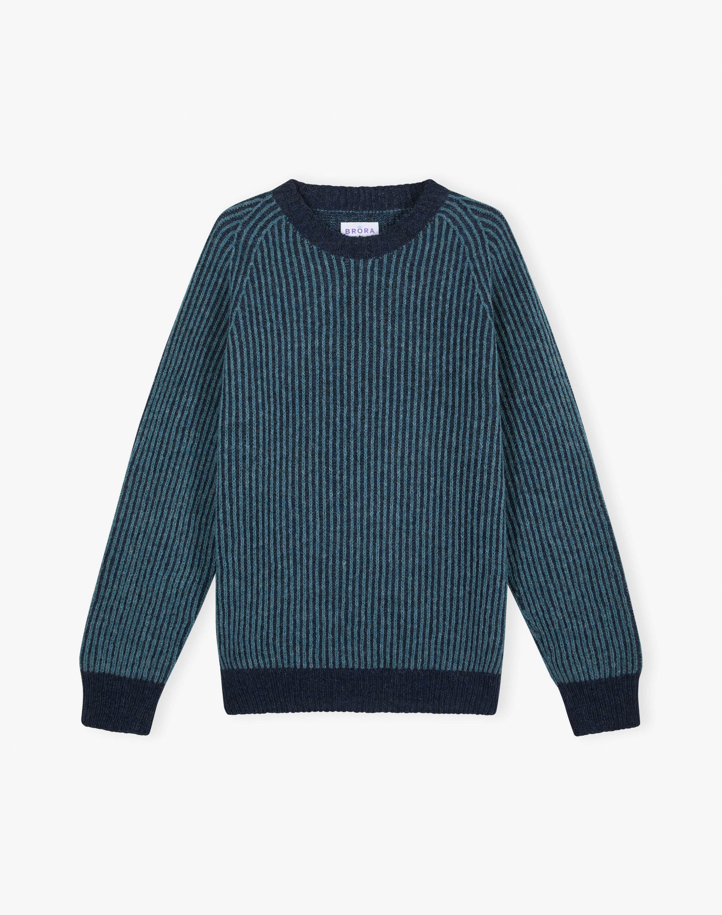 Wool Plated Rib Jumper