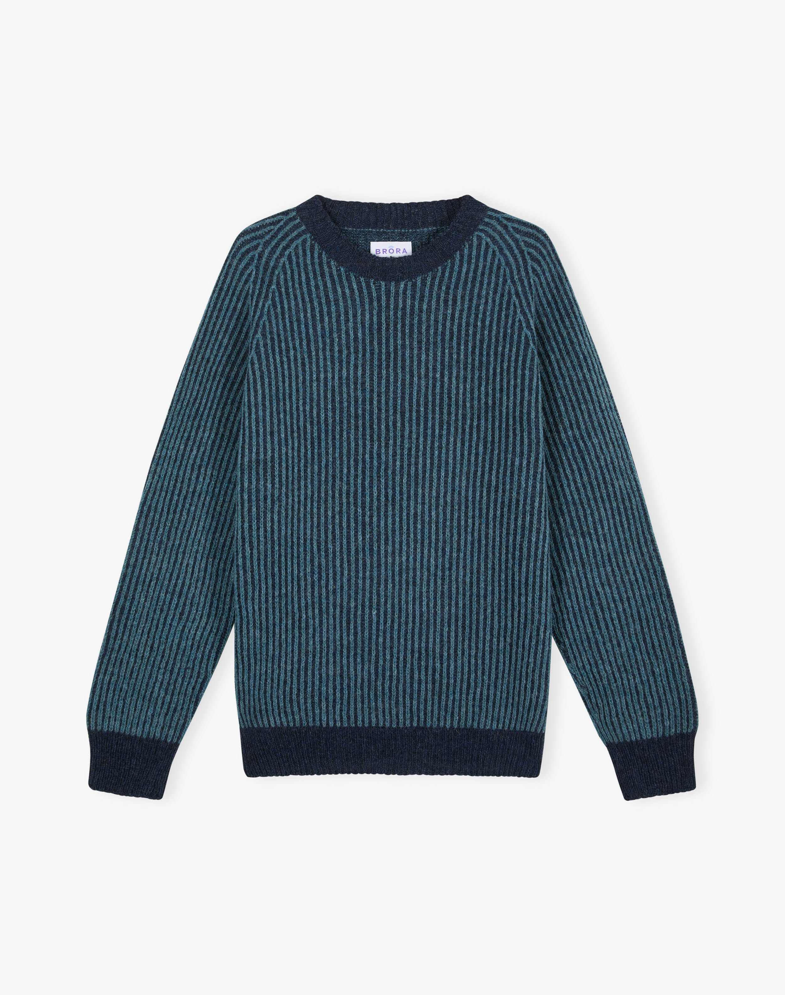 Wool Plated Rib Jumper