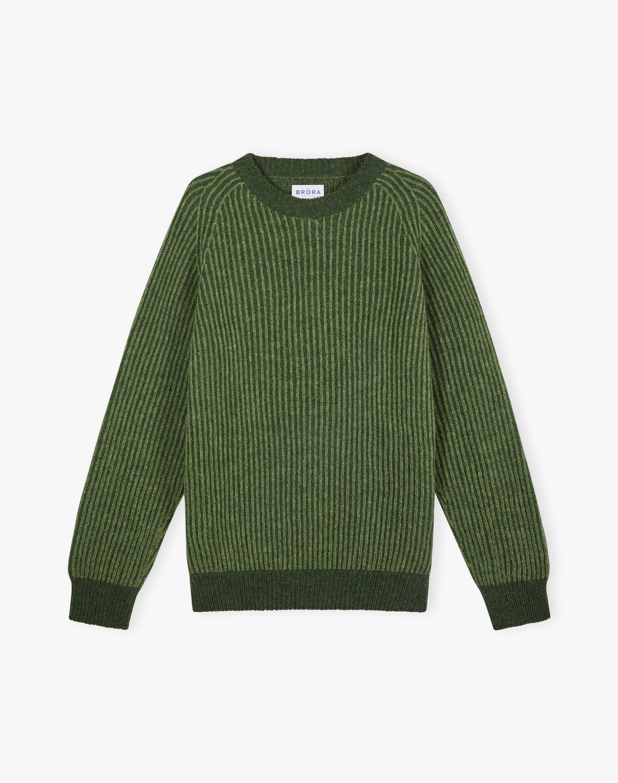 Wool Plated Rib Jumper
