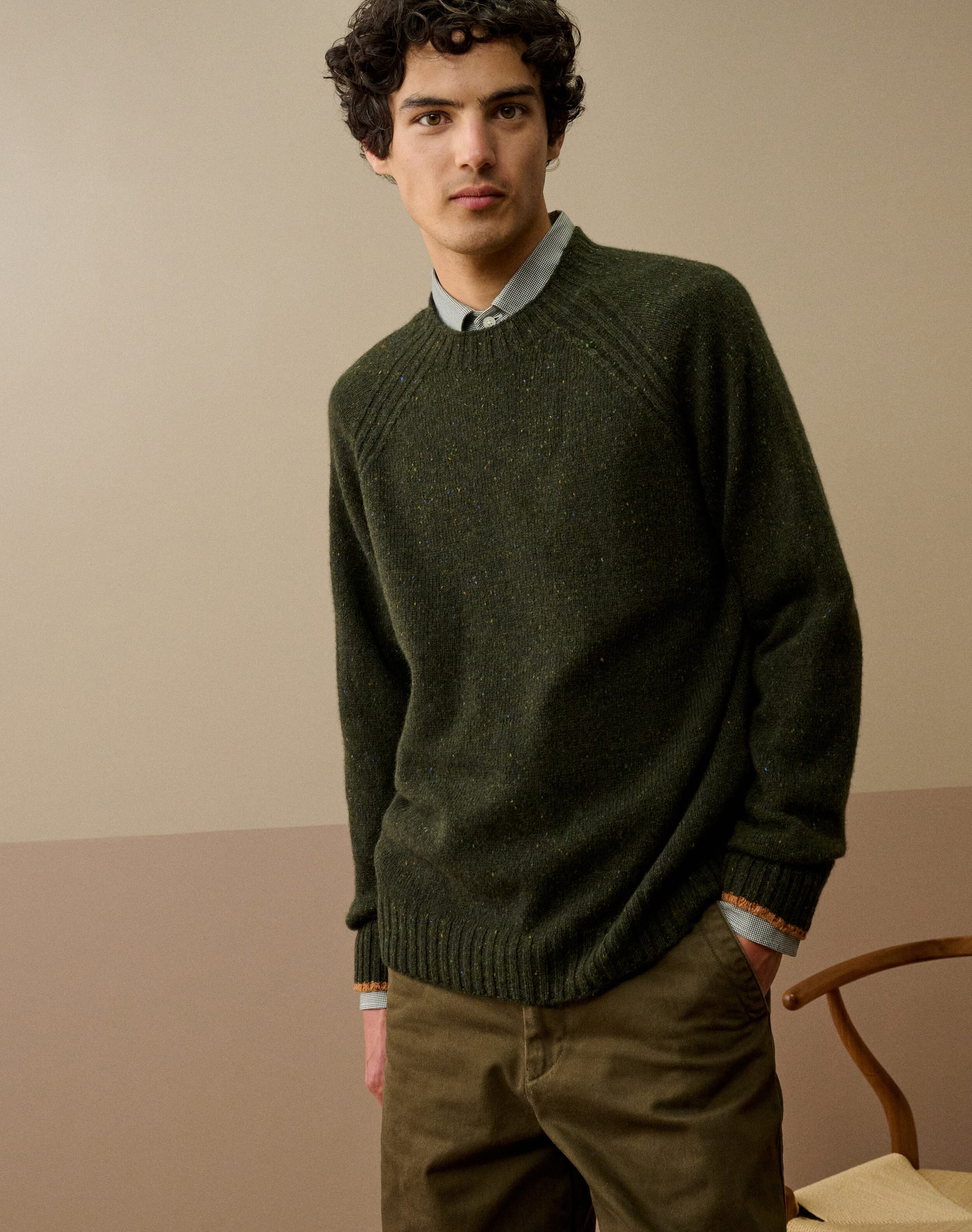 Wool Donegal Jumper