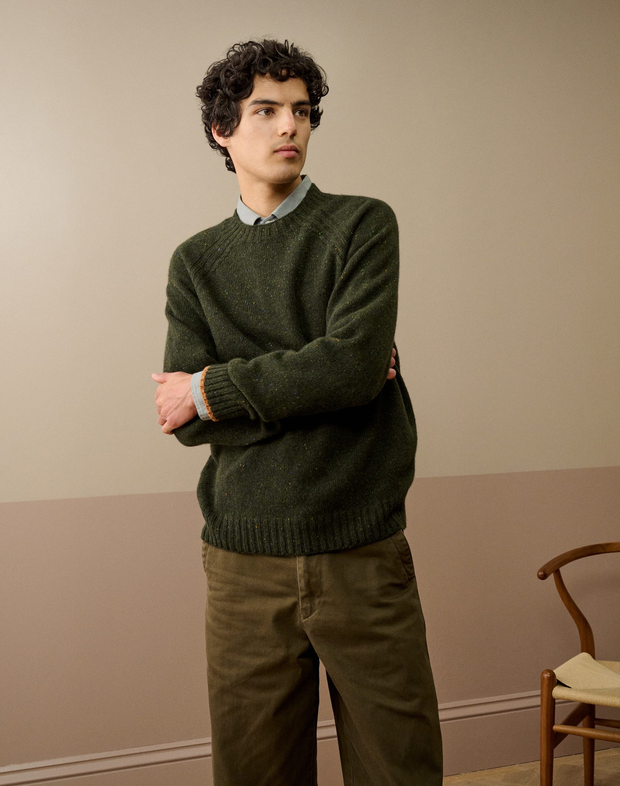 Wool Donegal Jumper