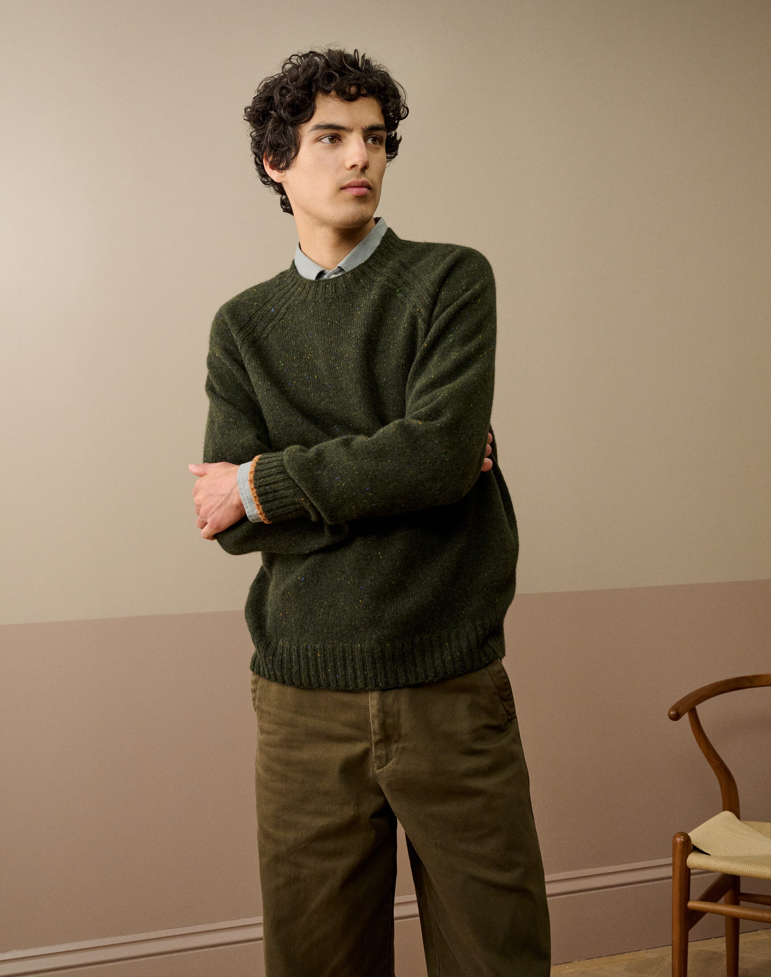 Wool Donegal Jumper
