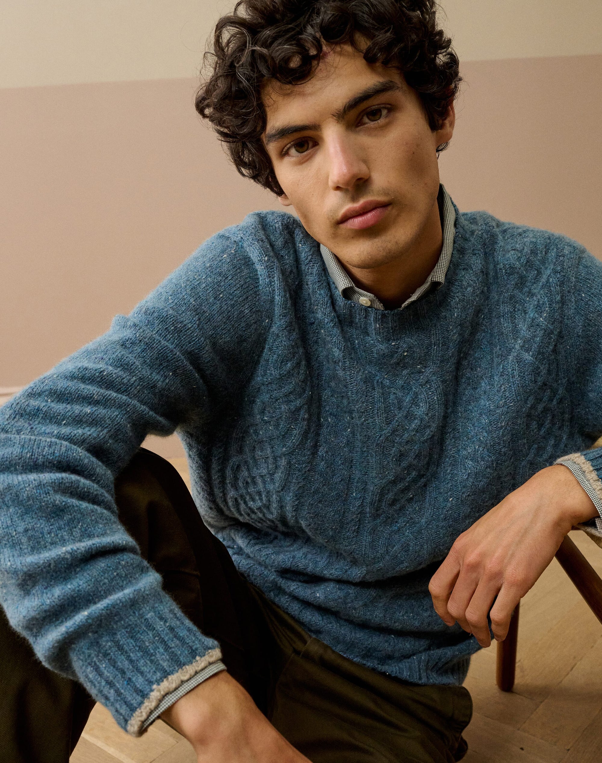 Wool Donegal Aran Jumper