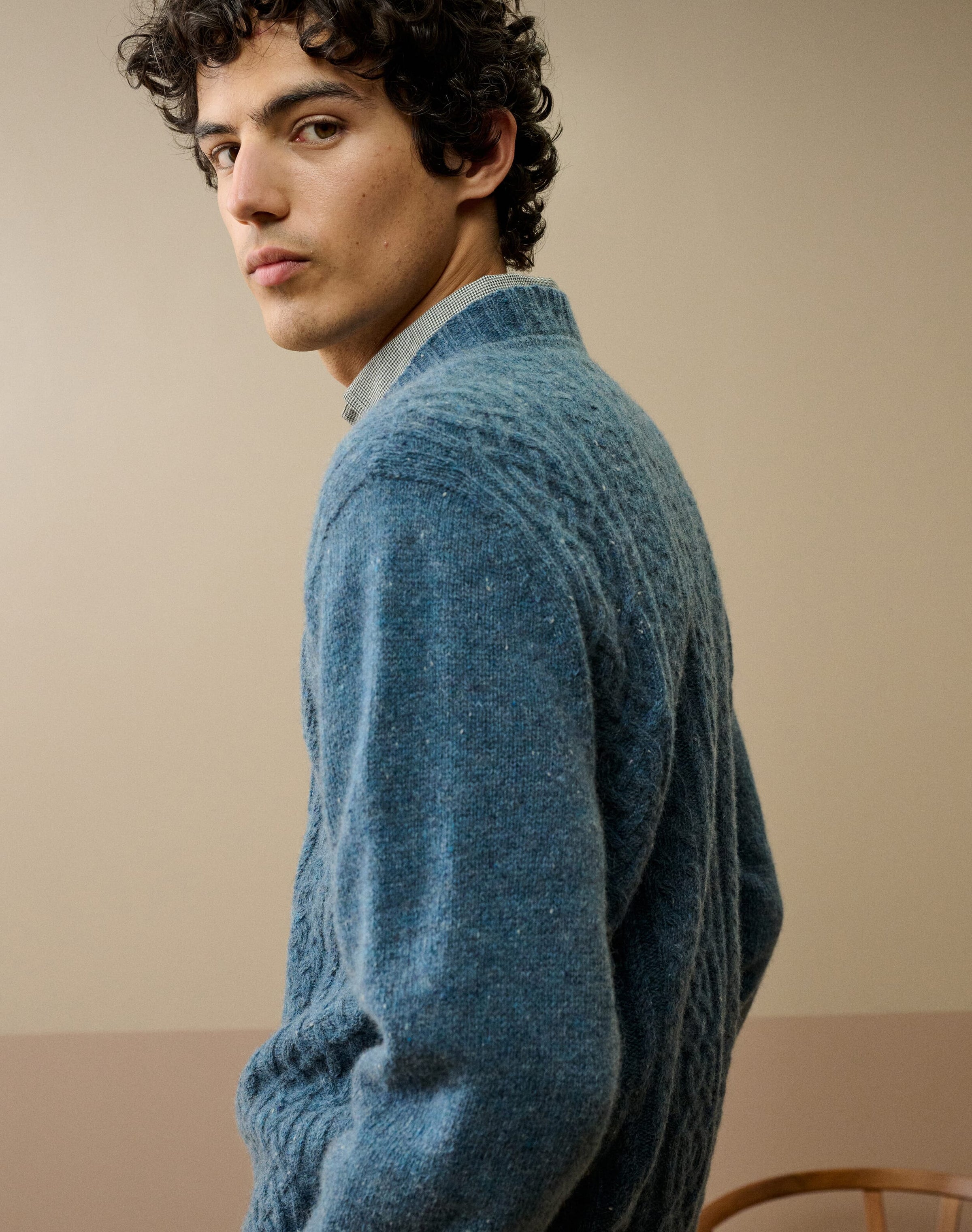Wool Donegal Aran Jumper