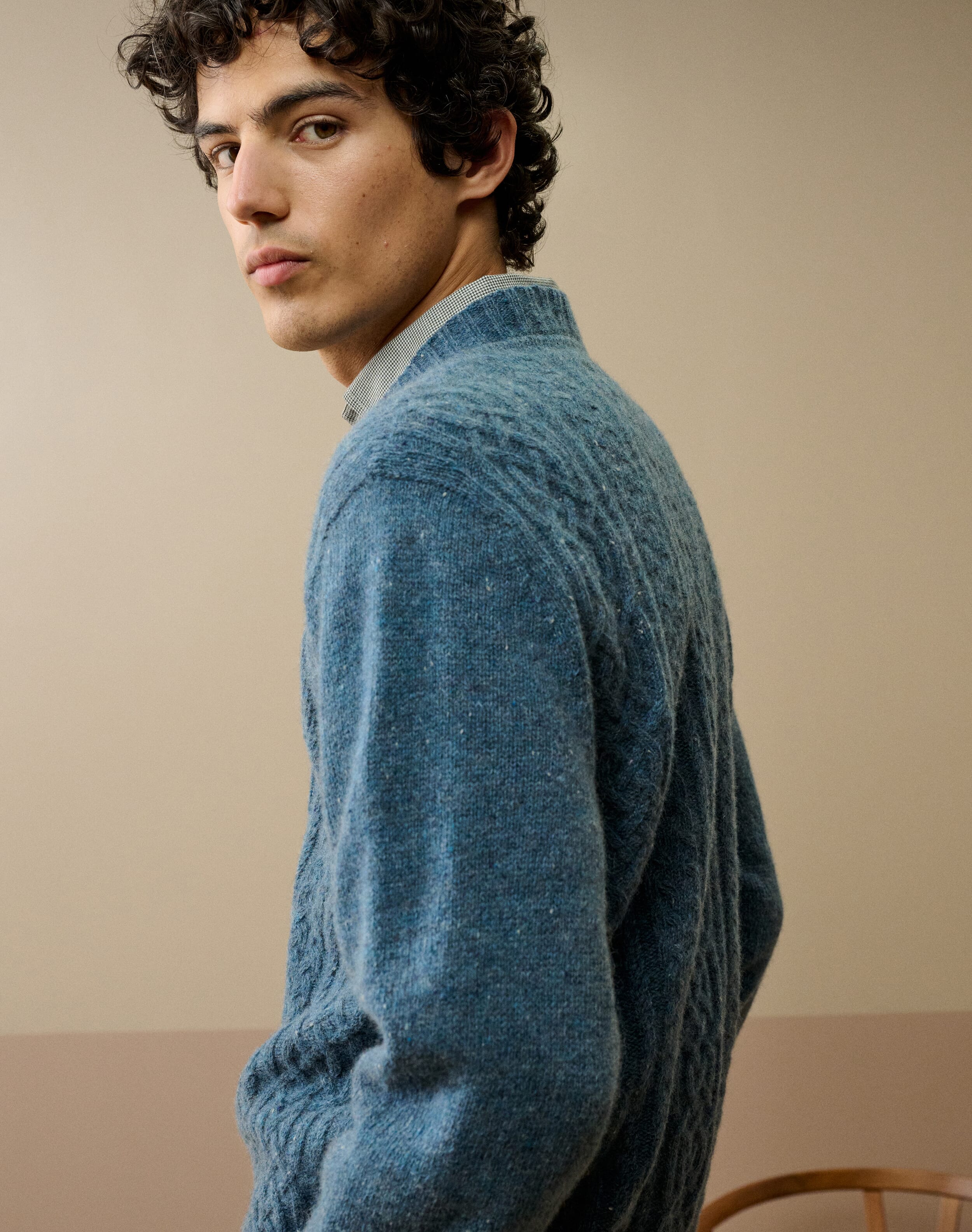 Wool Donegal Aran Jumper