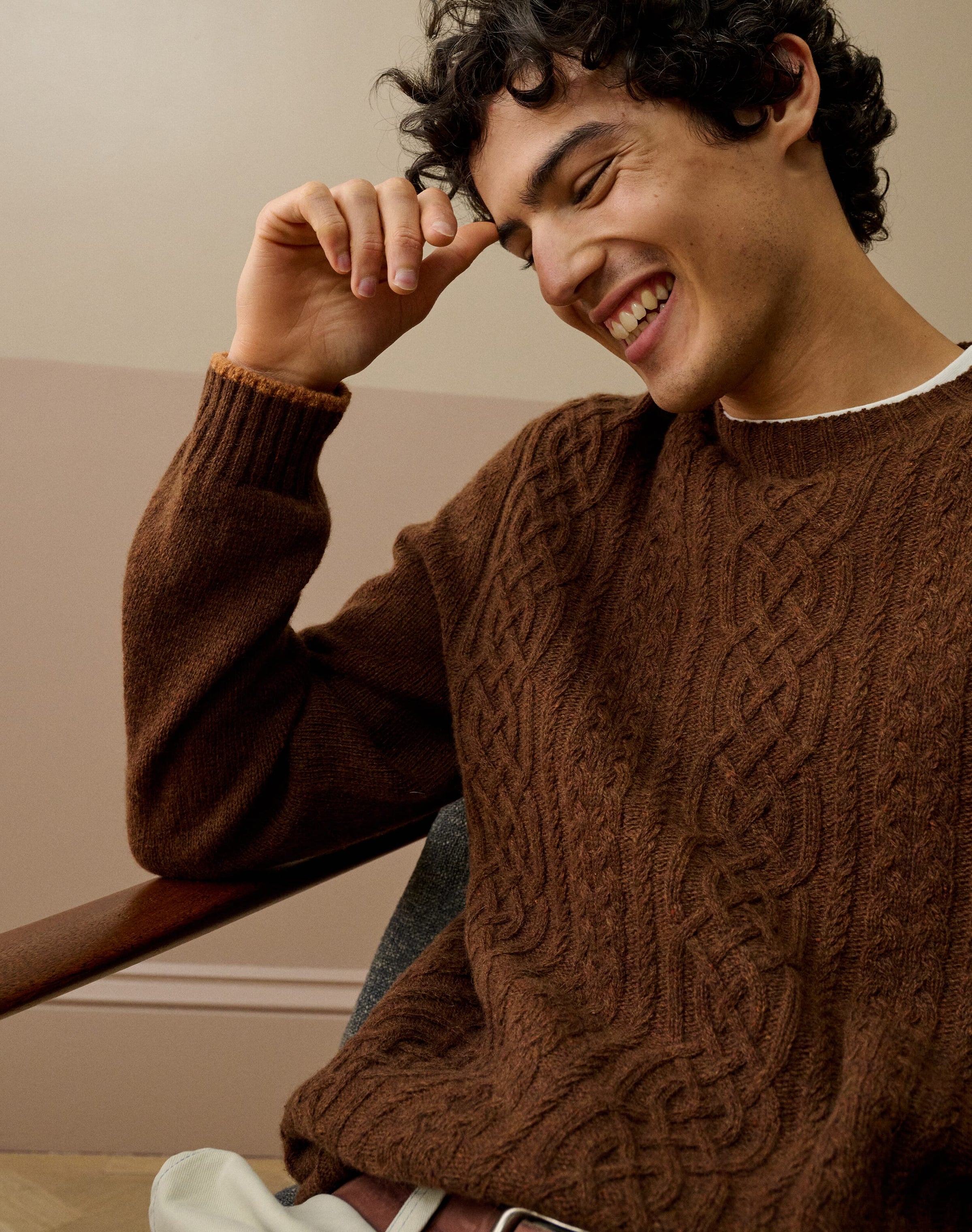 Wool Donegal Aran Jumper
