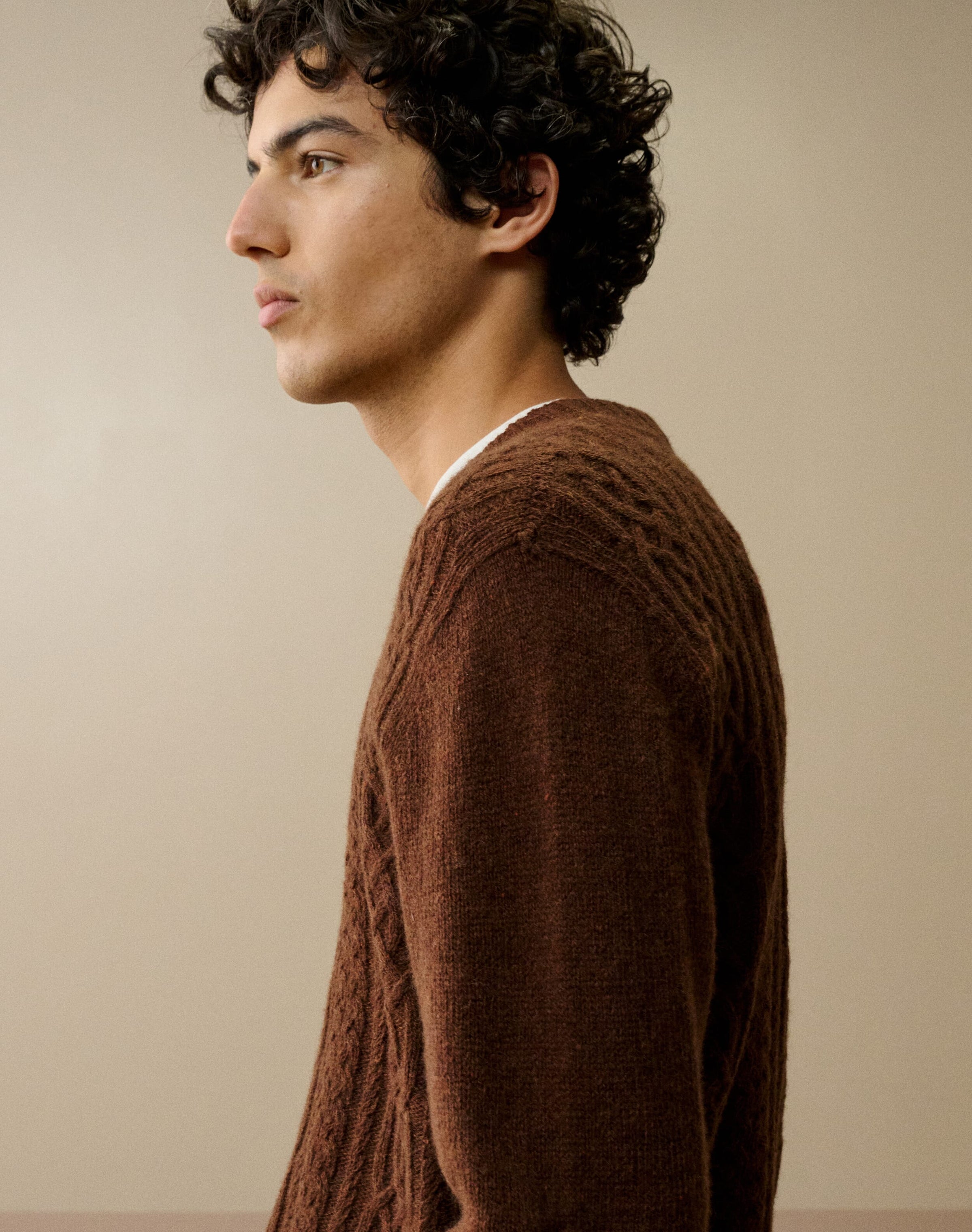Wool Donegal Aran Jumper