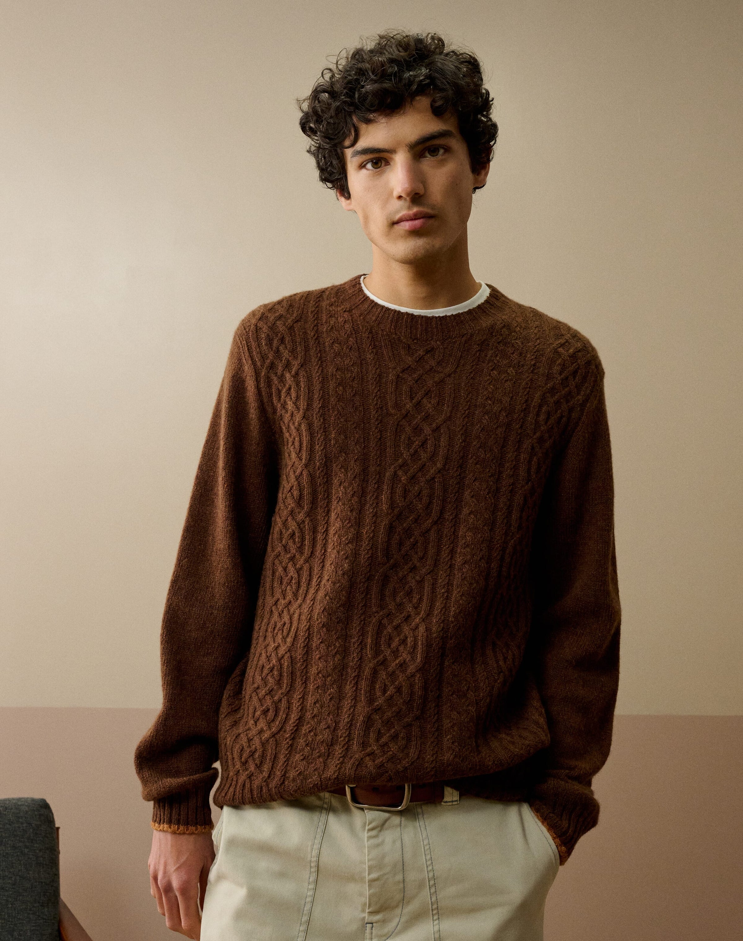 Wool Donegal Aran Jumper