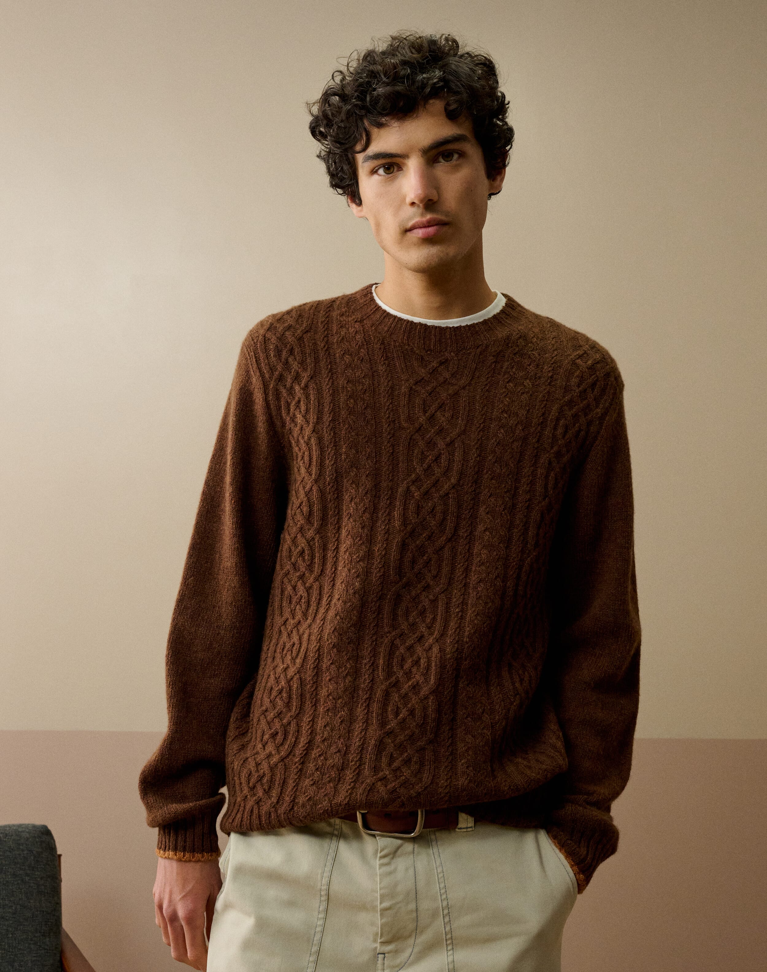 Wool Donegal Aran Jumper