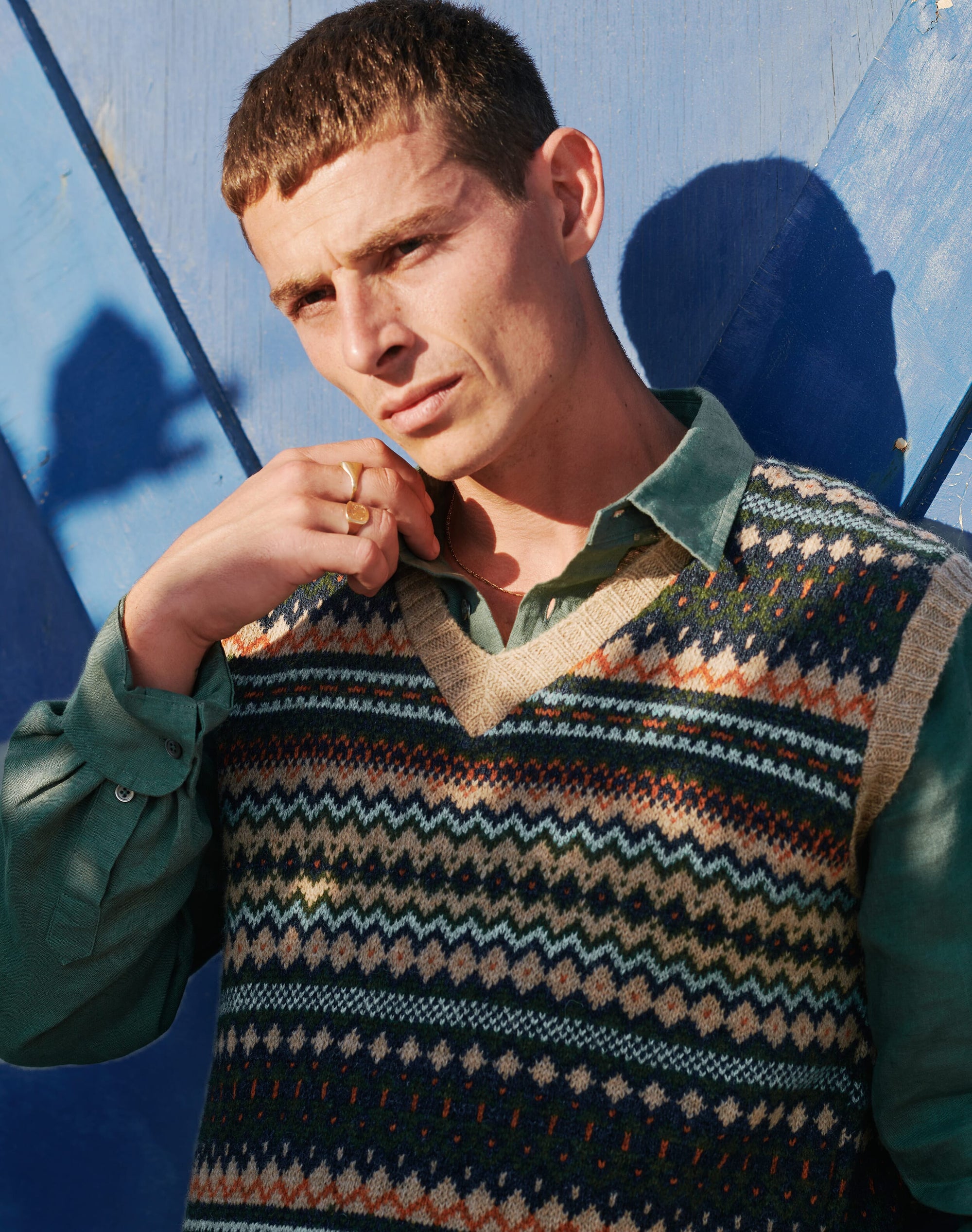 Wool Fair Isle Tank