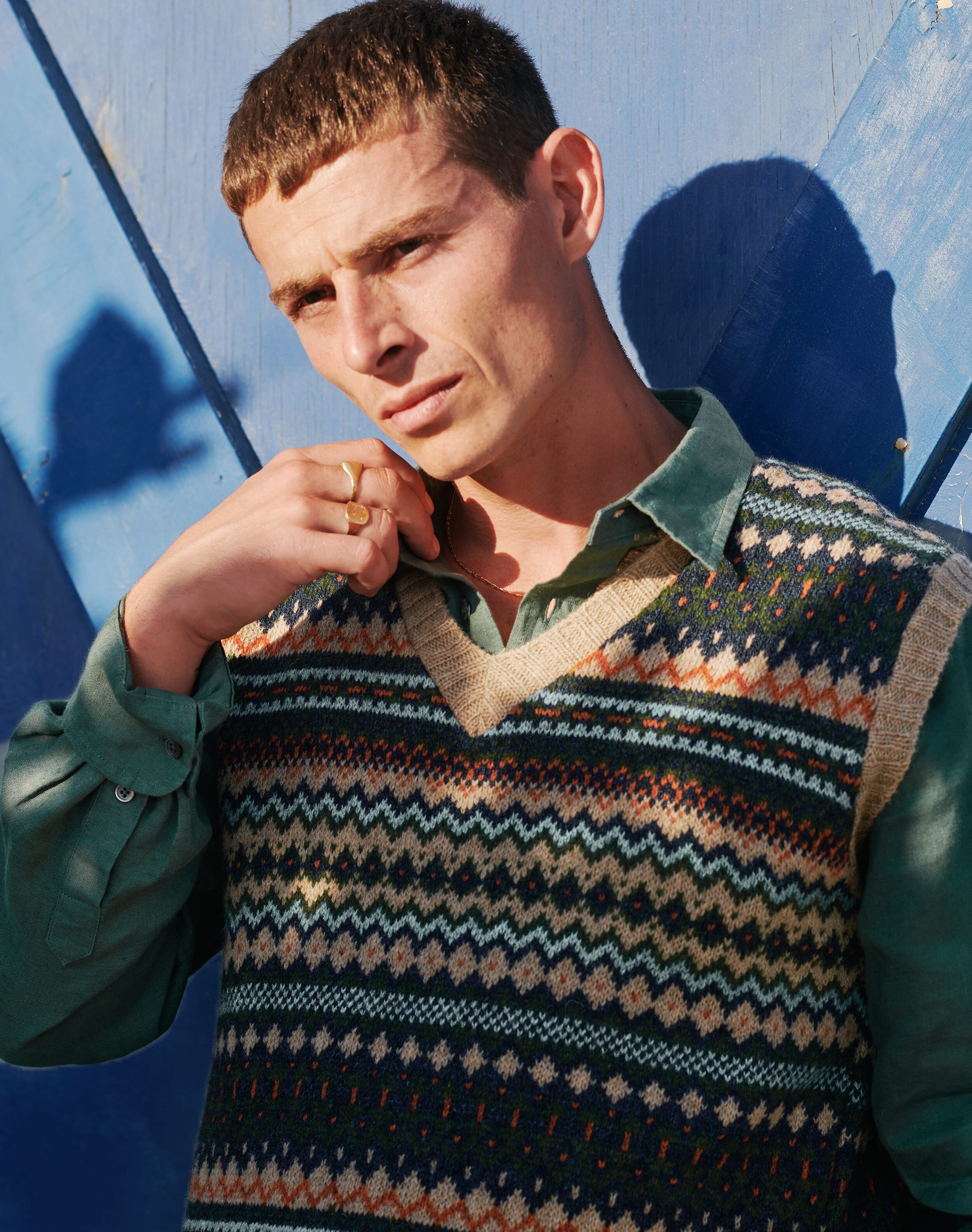 Wool Fair Isle Tank