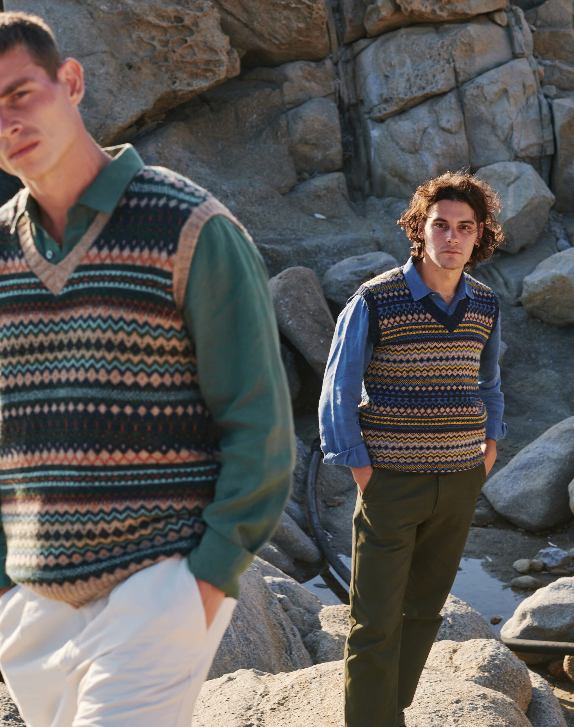 Wool Fair Isle Tank
