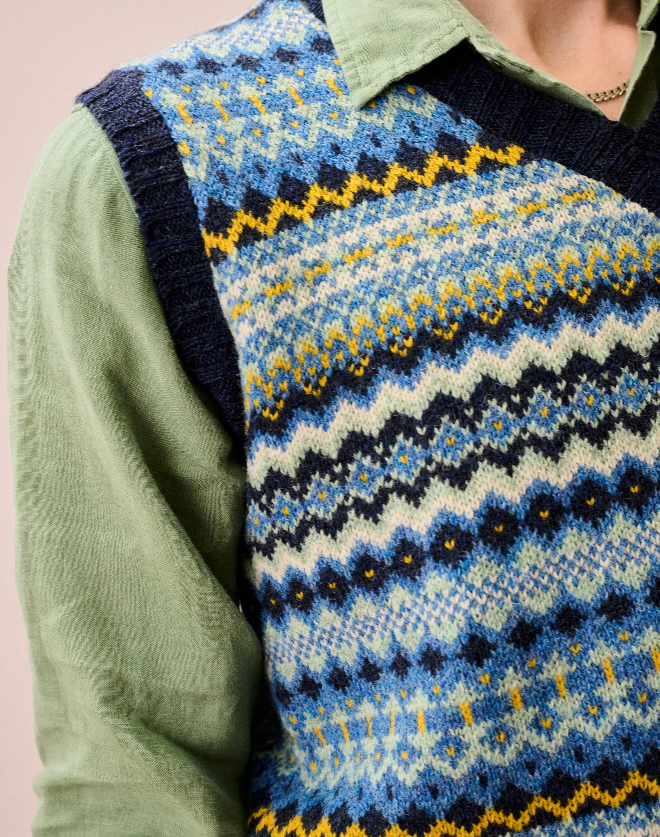 Wool Fair Isle Tank