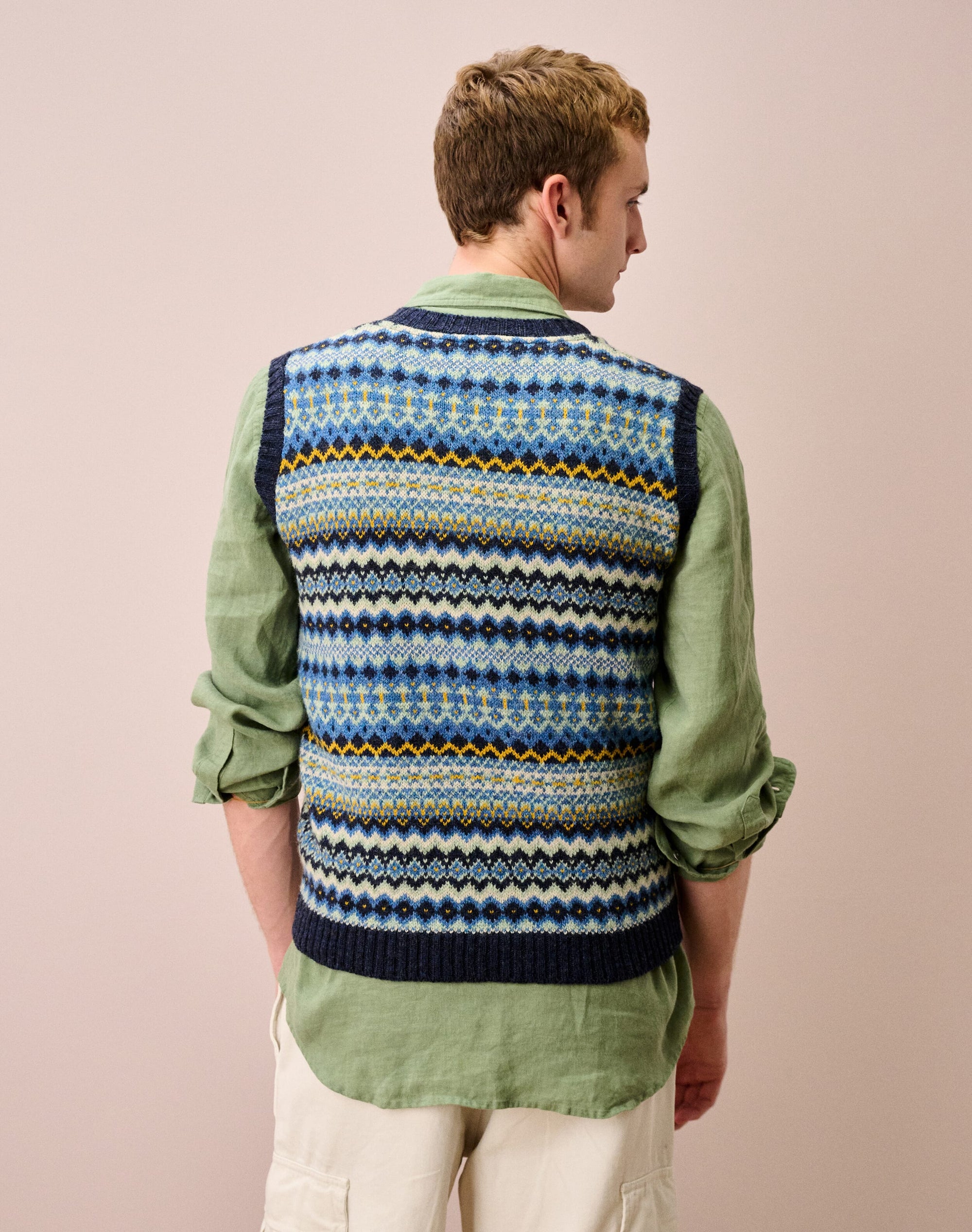 Wool Fair Isle Tank